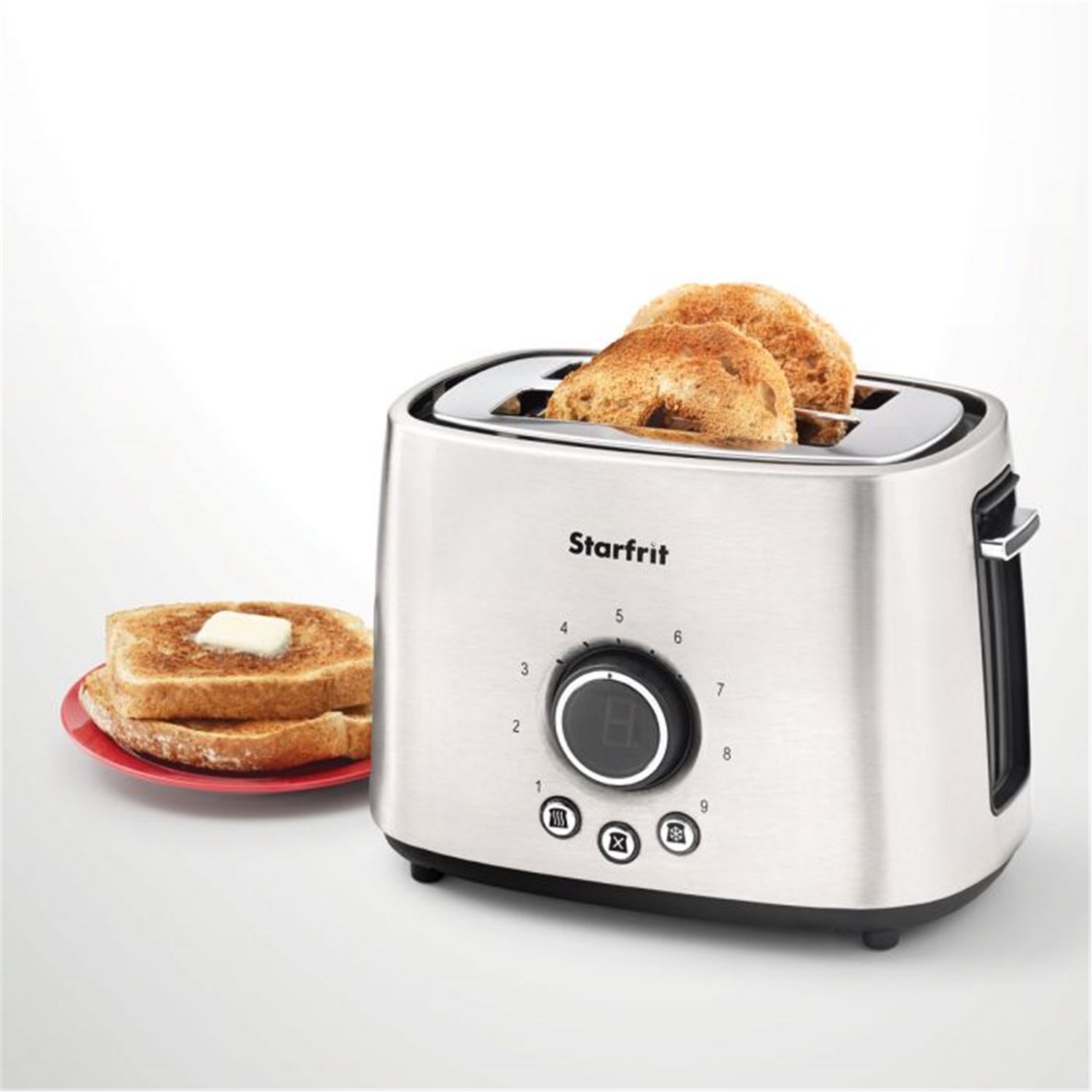 Starfrit 2-Slice Stainless Steel Toaster