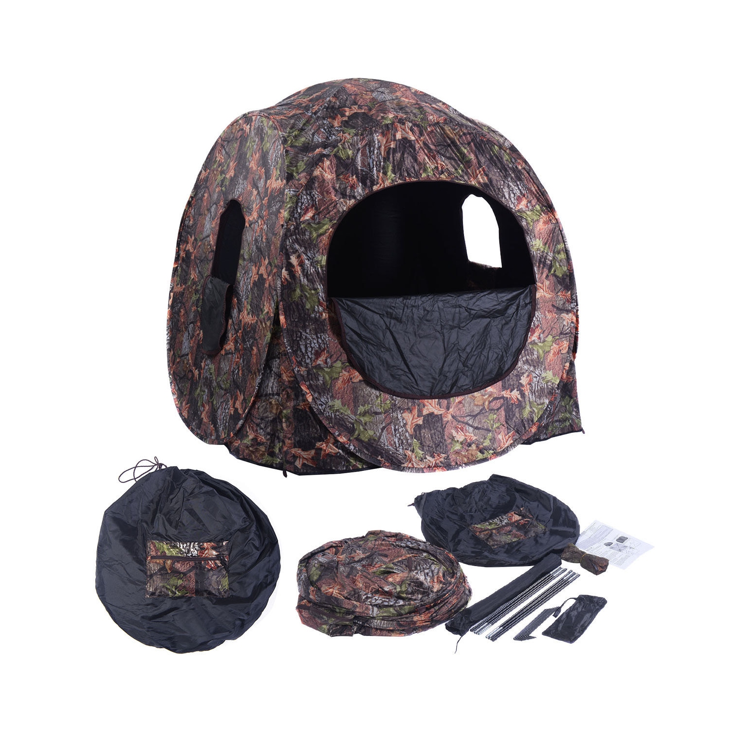 Enceinte de chasse portative anti-intempéries de Costway pour la protection contre les intempéries