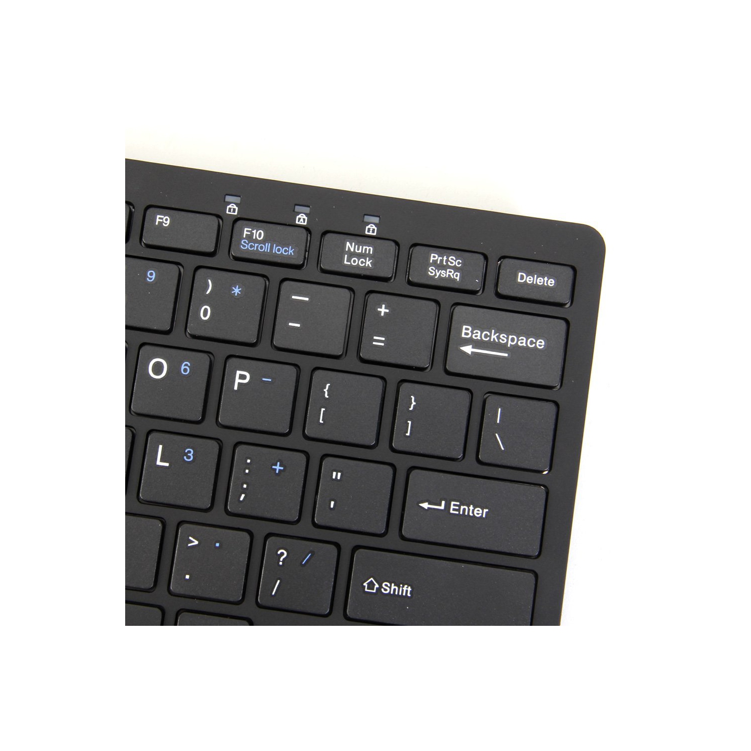 axGear Ultra Thin Wired USB Mini PC Keyboard for PC Apple Mac Laptop Notebooks