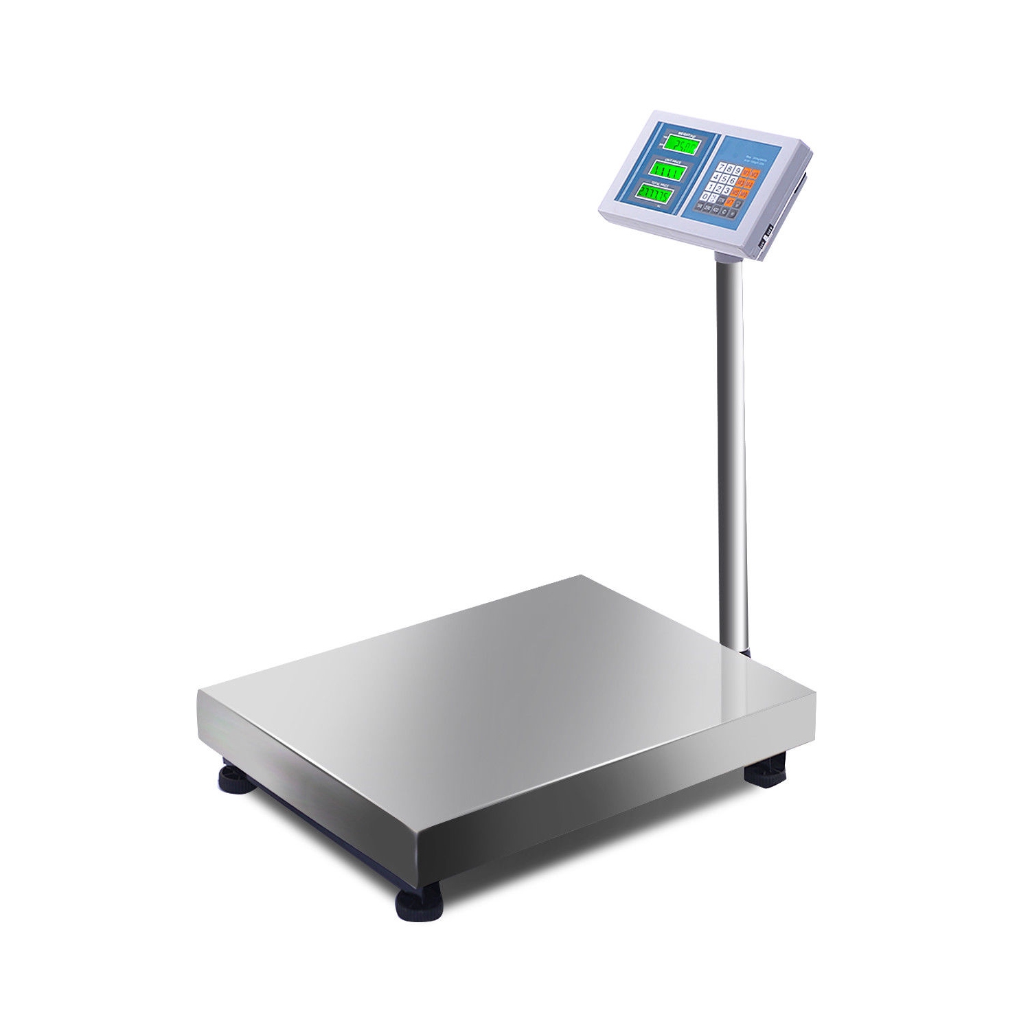 Costway 660lbs Weight Computing Digital Floor Platform Scale Postal Shipping Mailing