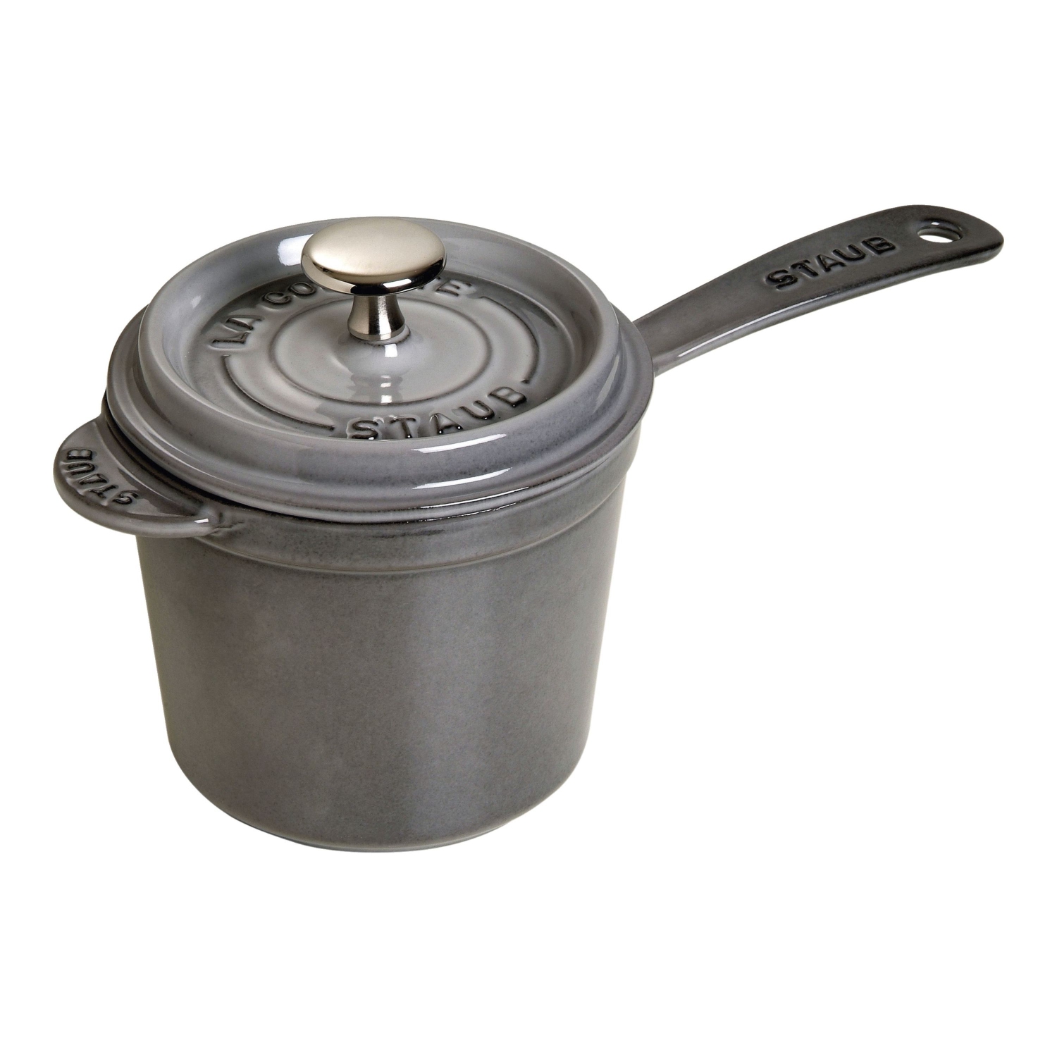 STAUB Specialities – casserole ronde en fonte de 2.8 L, gris graphite