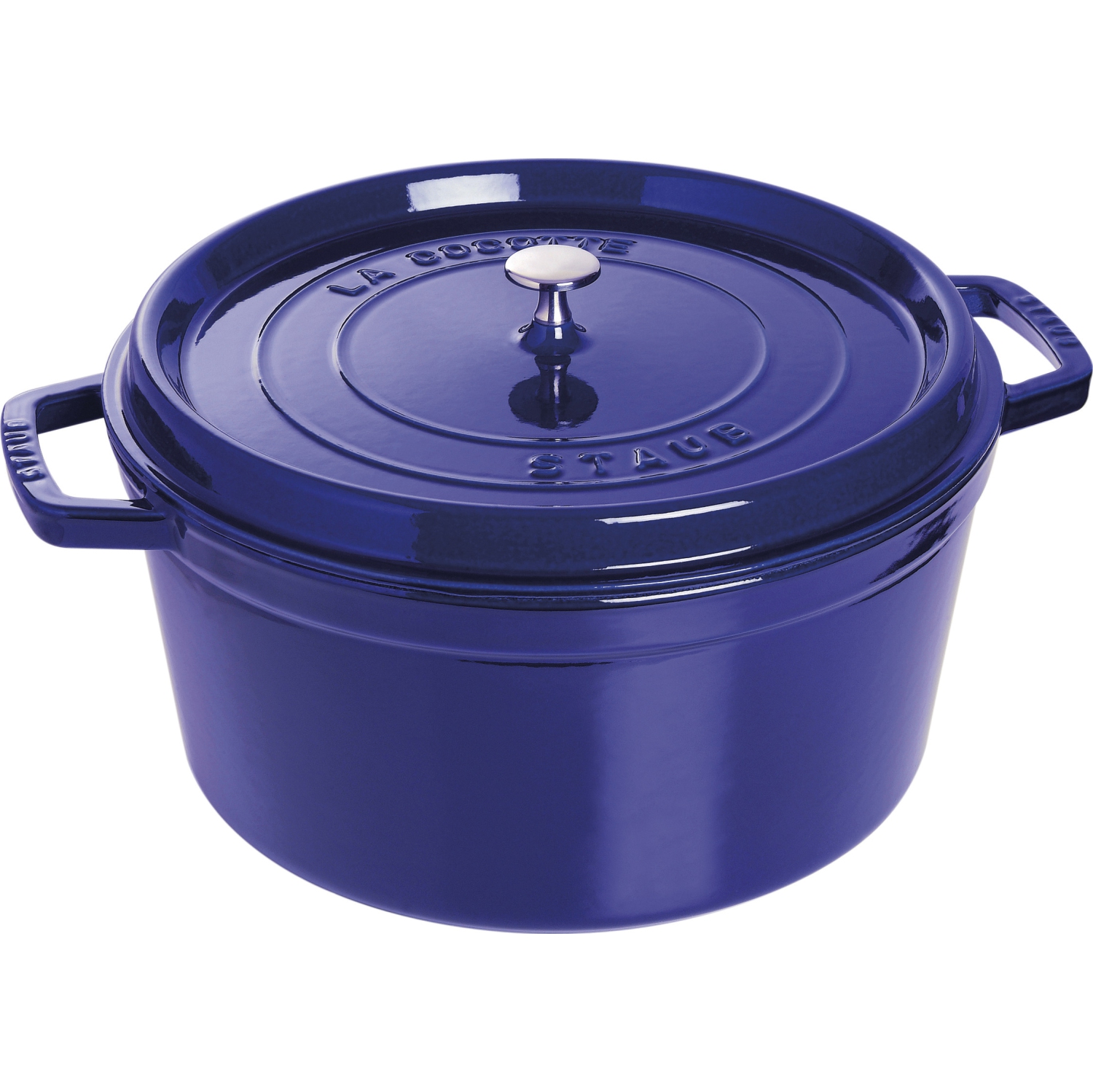 Staub Blue Round Cocotte - 8.8 qt. / 8.3 L