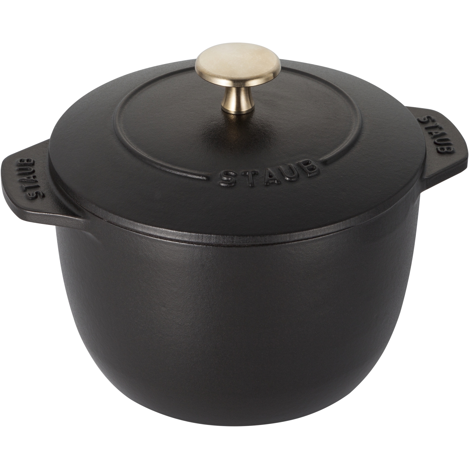 Petite cocotte noire Staub - 1.9 pte / 1.7 L