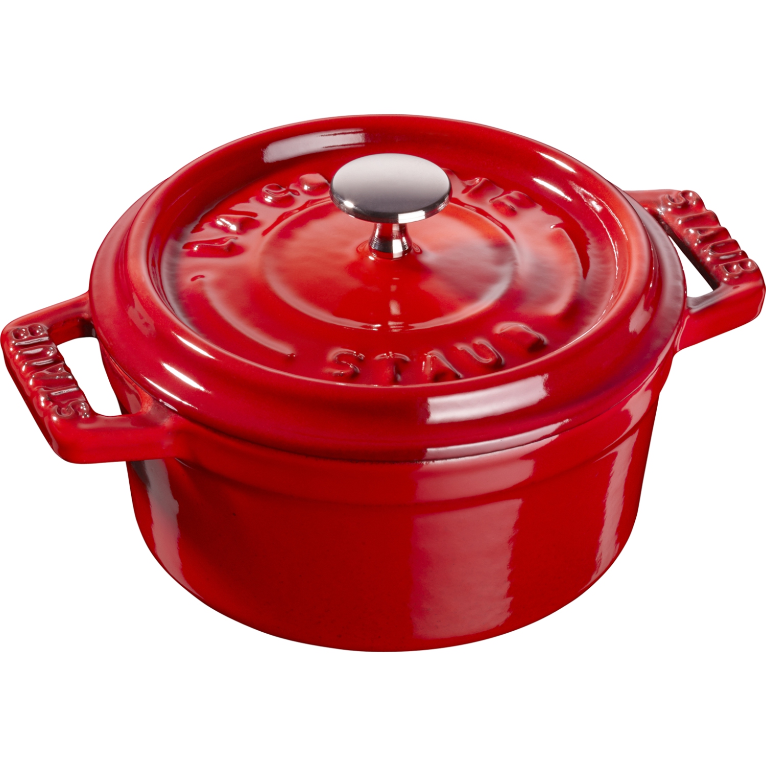 Petite cocotte ronde Staub Cherry Red - 0.25 pte / 0.23 L