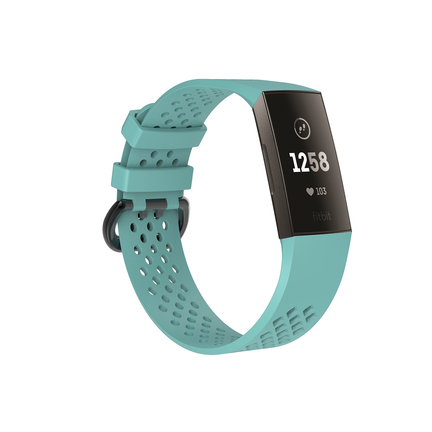 Small Fitbit Charge 3 Bands, Soft TPU Silicone Replacement Sport Band Fitness Strap Compatible for Fitibt Charge 3 / Charge 3 SE /Charge 4