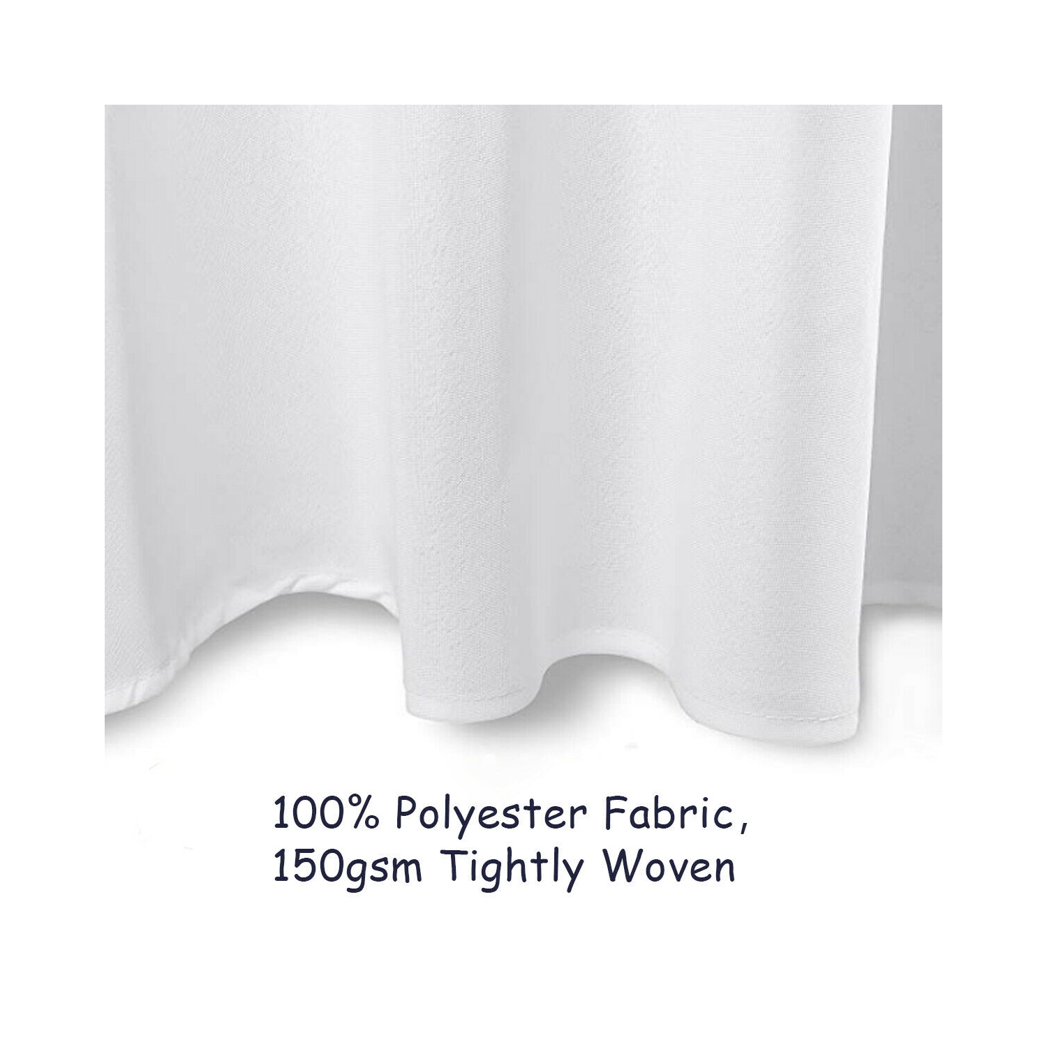 Costway 10 pcs 120" Round Tablecloth Polyester For Home Wedding Restaurant Party