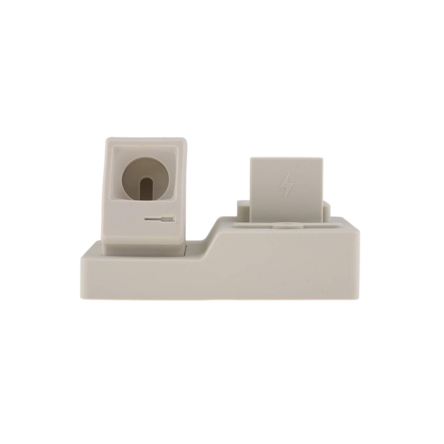 La station de recharge 3-en-1 en silicone de Navor est compatible avec les AirPods, iPhone XS/XS Max/XR/X/8/8 plus/7/7 plus/6 et les montres Apple