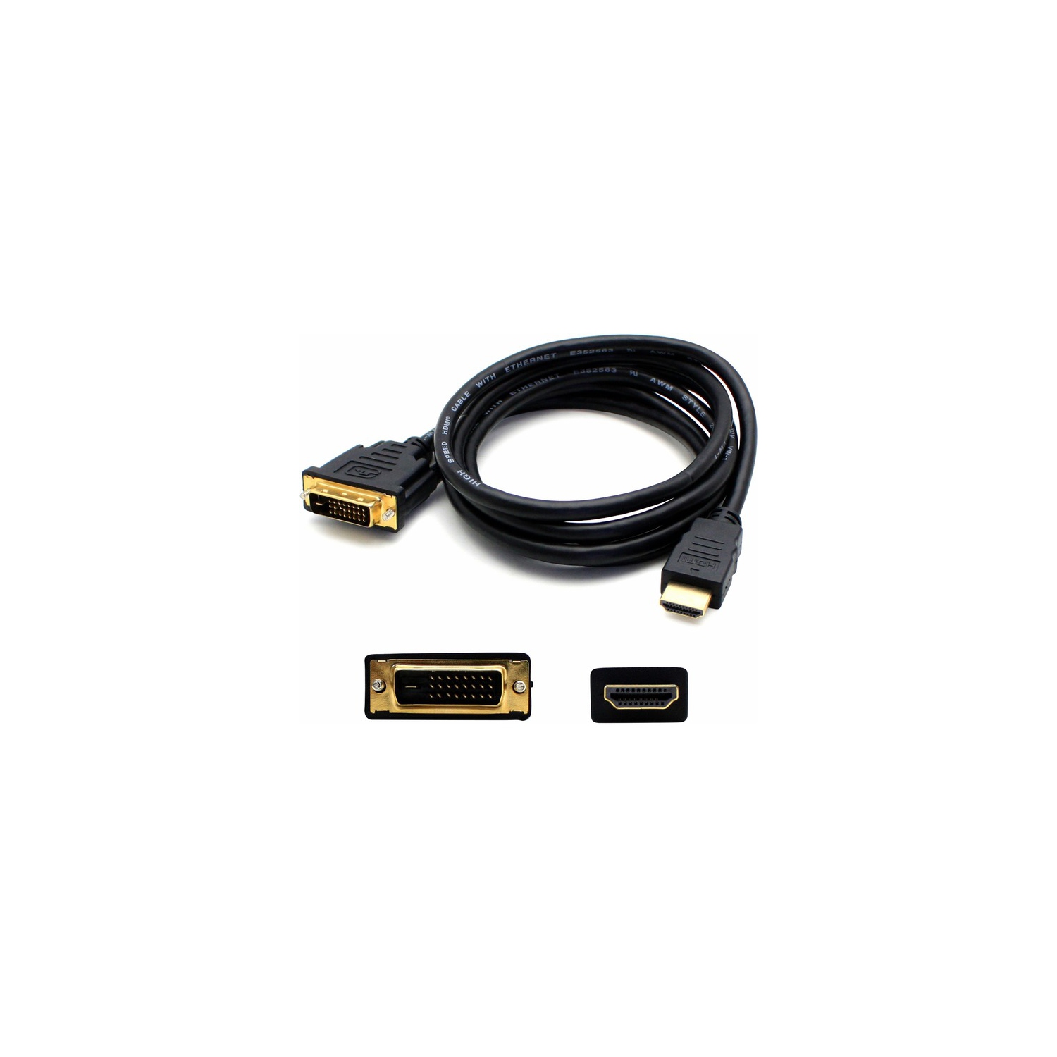 AddOn 6ft HDMI to DVI-D Adapter Converter - Male to Female