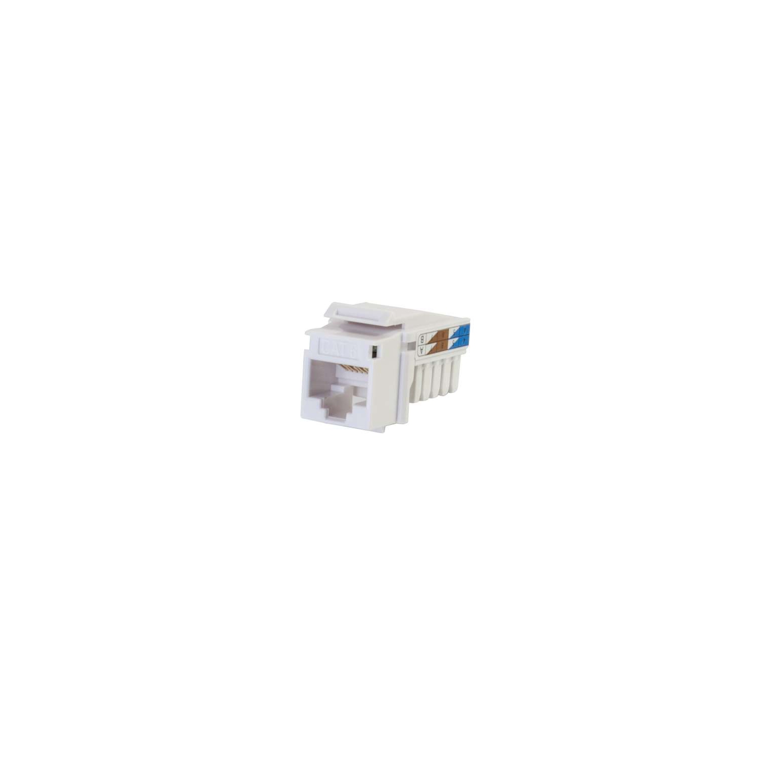 C2G Cat6 RJ45 UTP Keystone Jack - White -