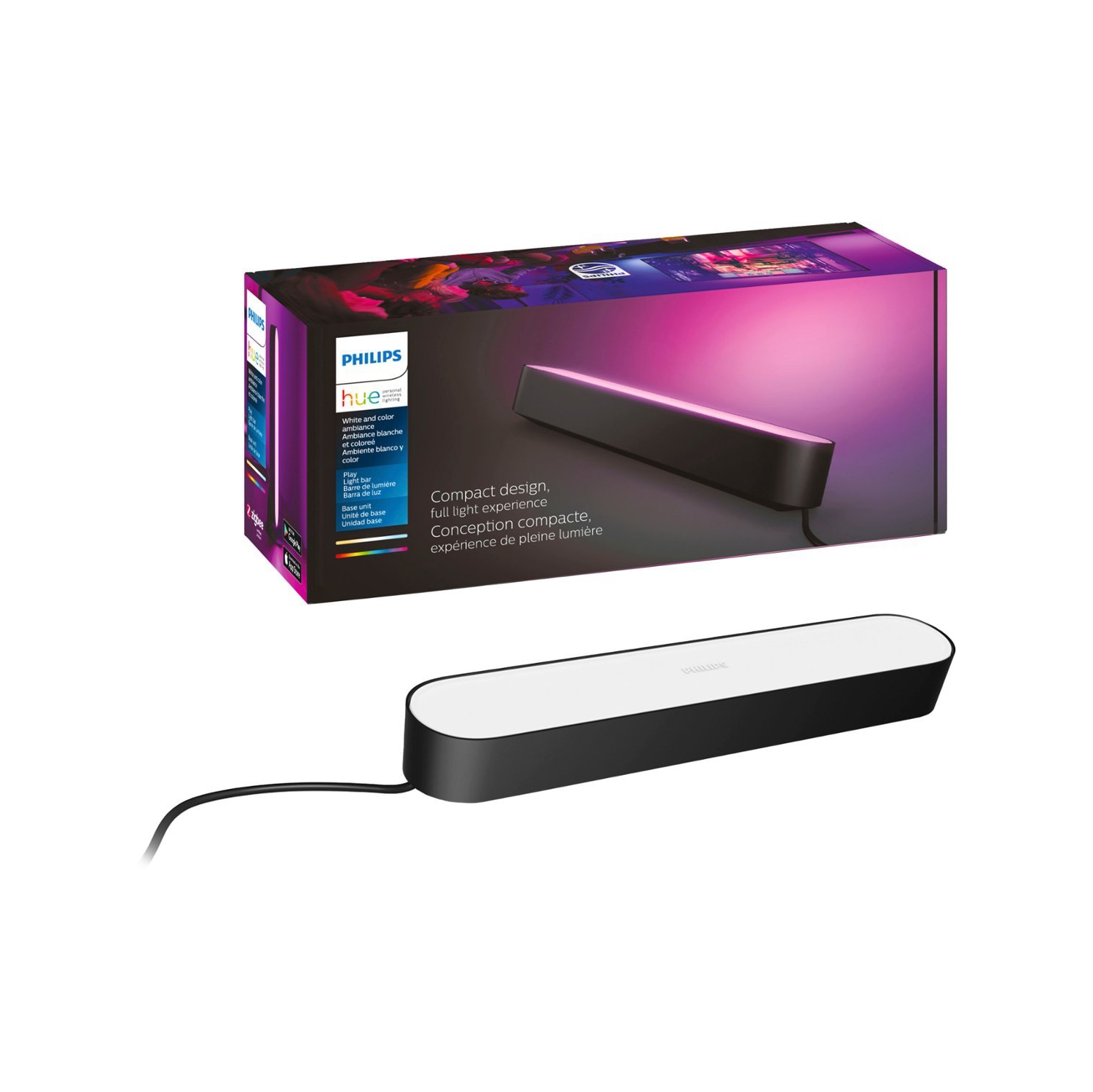 Philips - Hue Play White & Color Ambiance Smart LED Bar Light - Multicolor