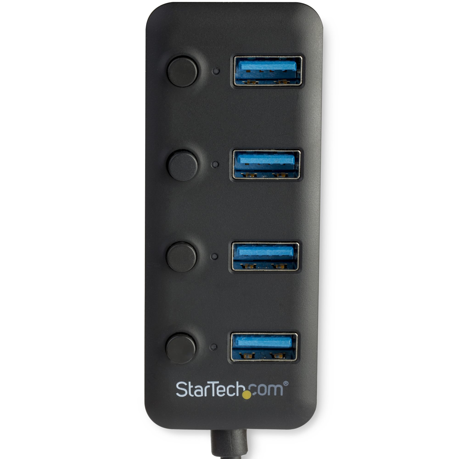 StarTech 4-Port USB 3.0 Hub - 4x USB-A - Individual On/Off Switches