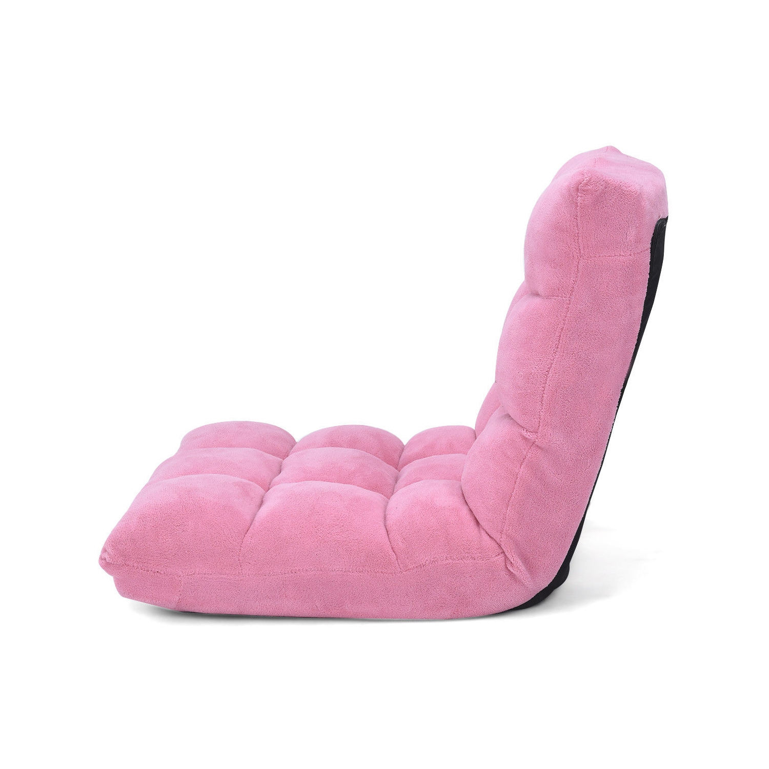 Chaise de Plancher Pliable, Tatami Canapé Fauteuil Pliant Paresseux-Lits, Chaise de Lit avec Réglable 14 Positions pour Maison, Bureau, 105X56X15CM