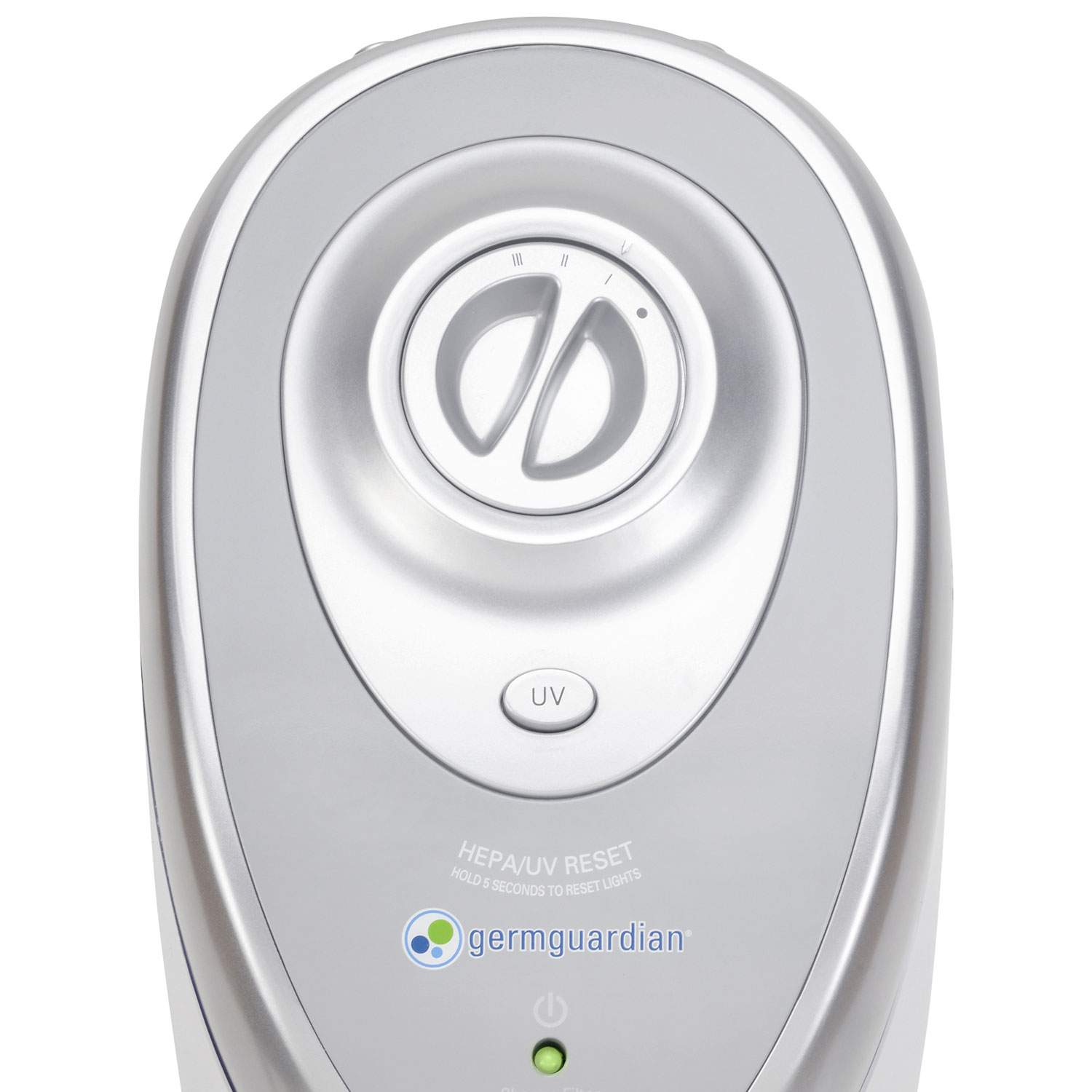 GermGuardian 4-in-1 Tower Air Purifier with HEPA Filter - White