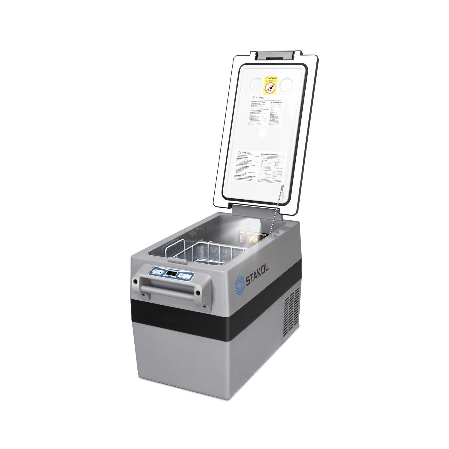 Costway 44 Quarts Portable Electric Car Cooler Refrigerator/Freezer Compressor Camping