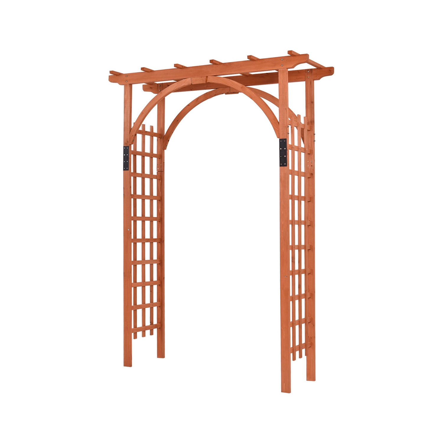 Premium Outdoor Wooden Cedar Arbor Arch Pergola Trellis Wood Garden Yard Lattice