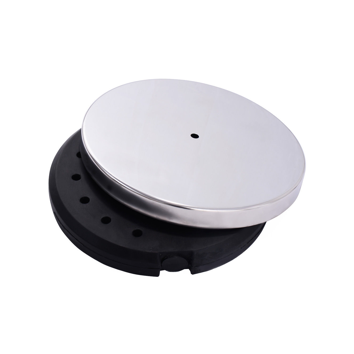 Costway 6Pcs Stanchion Posts Queue Pole Retractable Red Belt Crowd Control Barrier