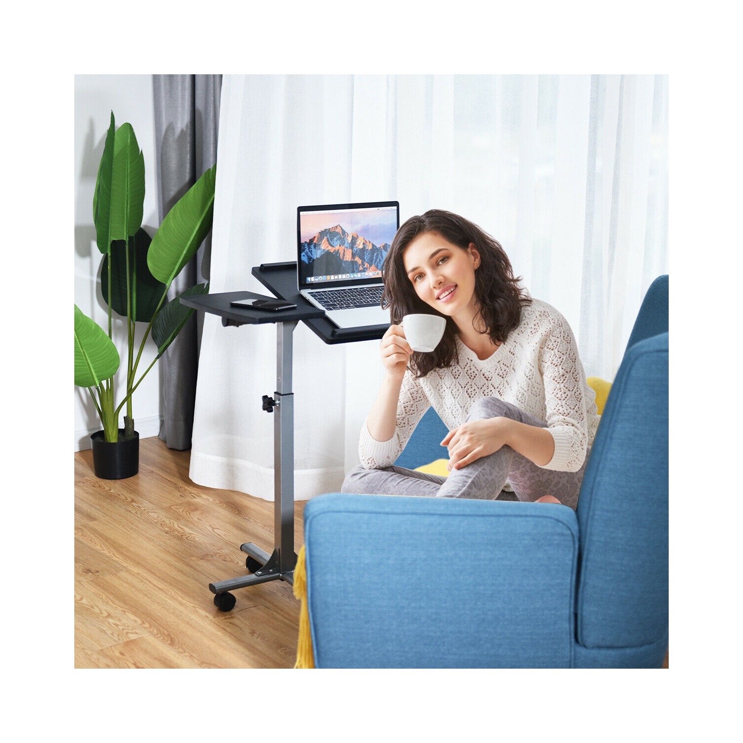 Table ajustable pour ordinateur portable