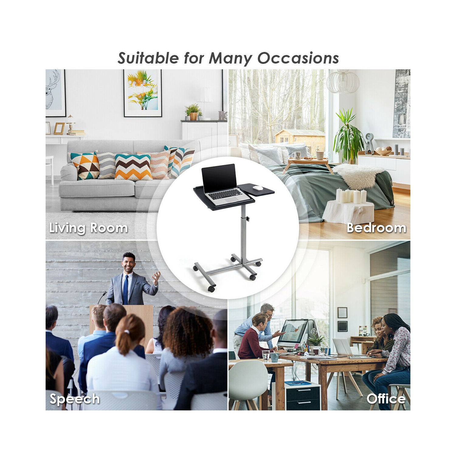 Table ajustable pour ordinateur portable