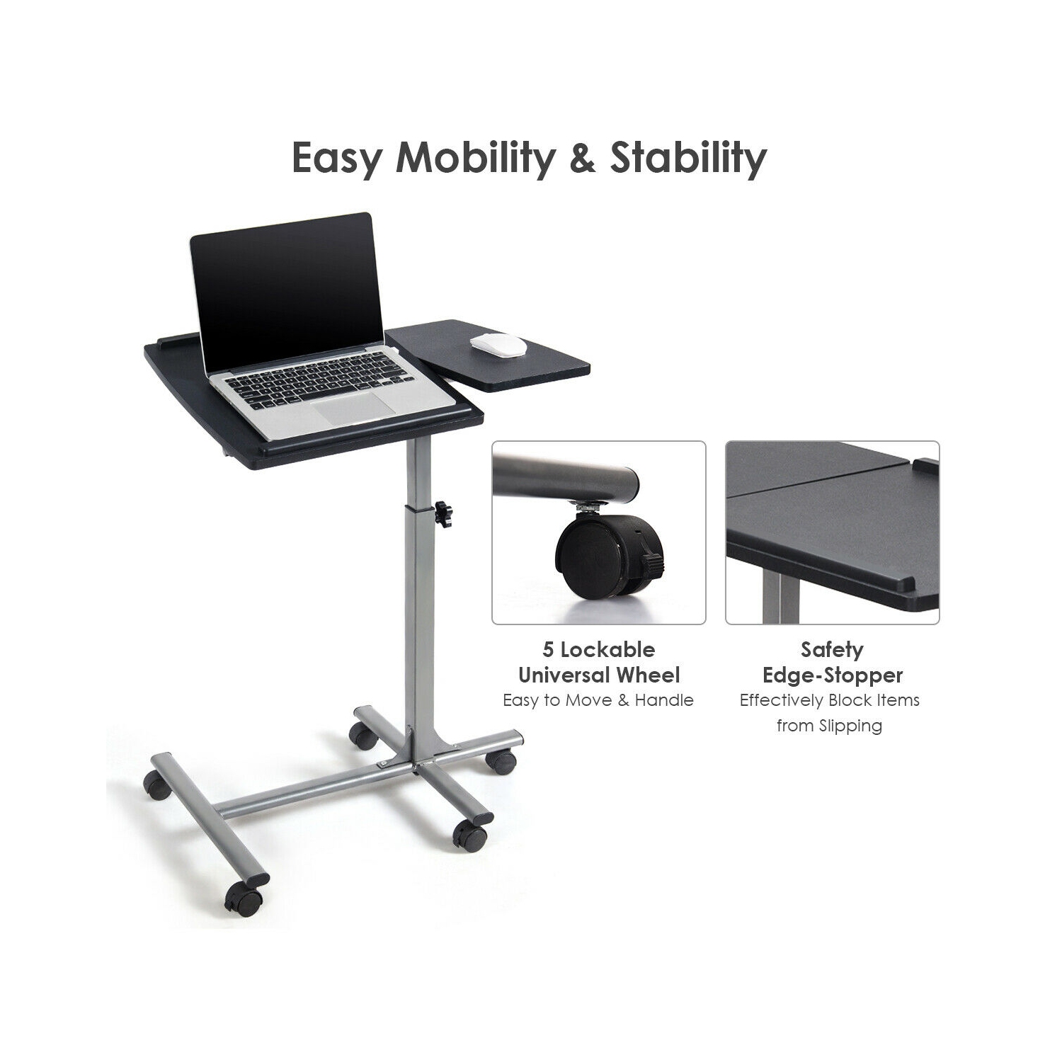 Table ajustable pour ordinateur portable