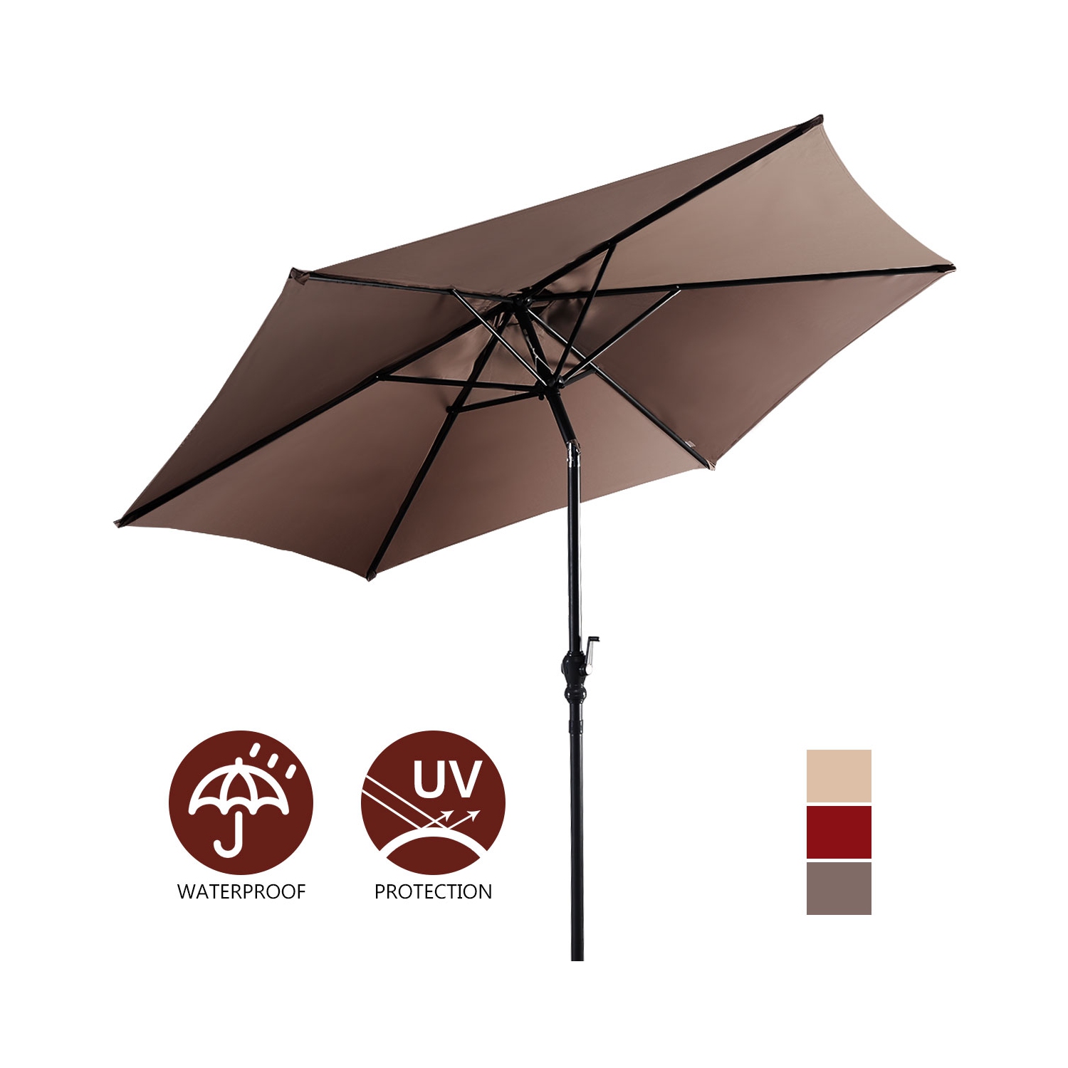 Parasol inclinable 274cm Costway