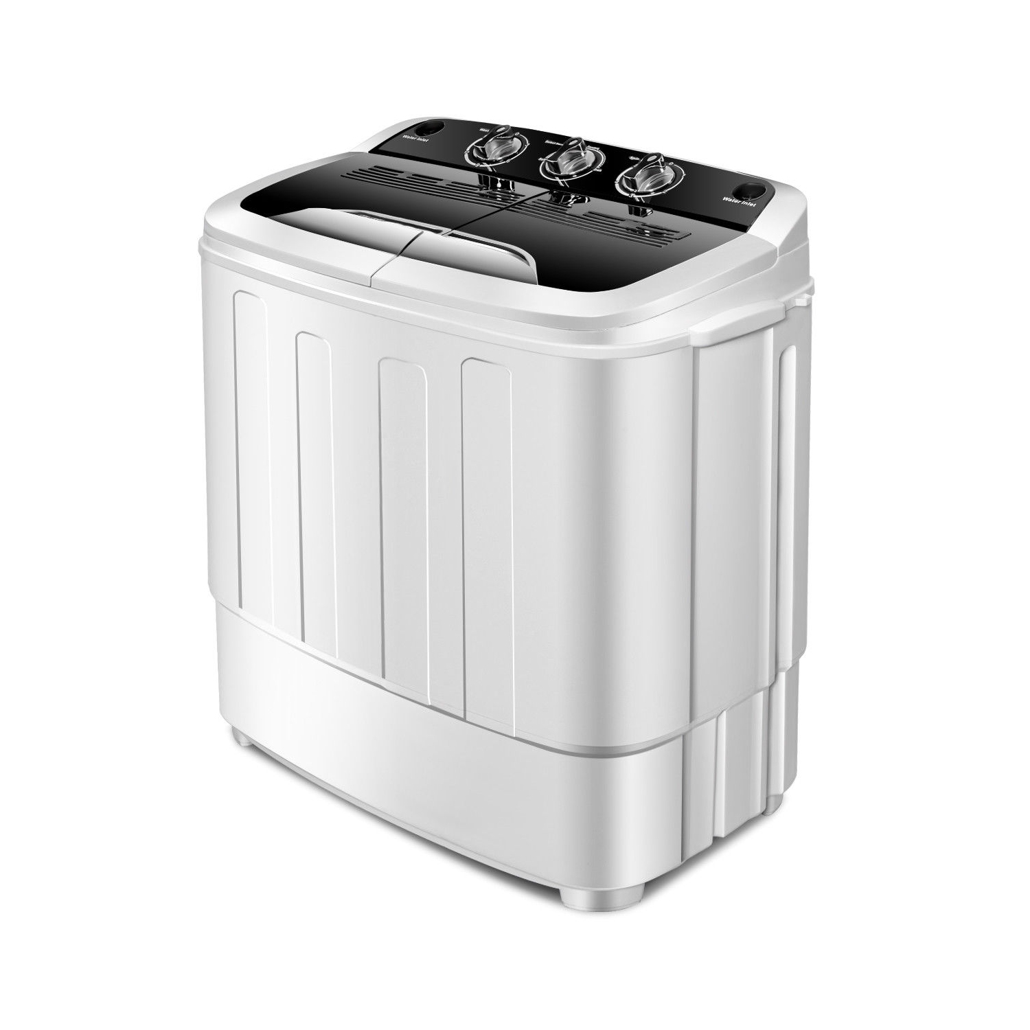 Lave-linge compact double tambour Gymax – 3,6kg