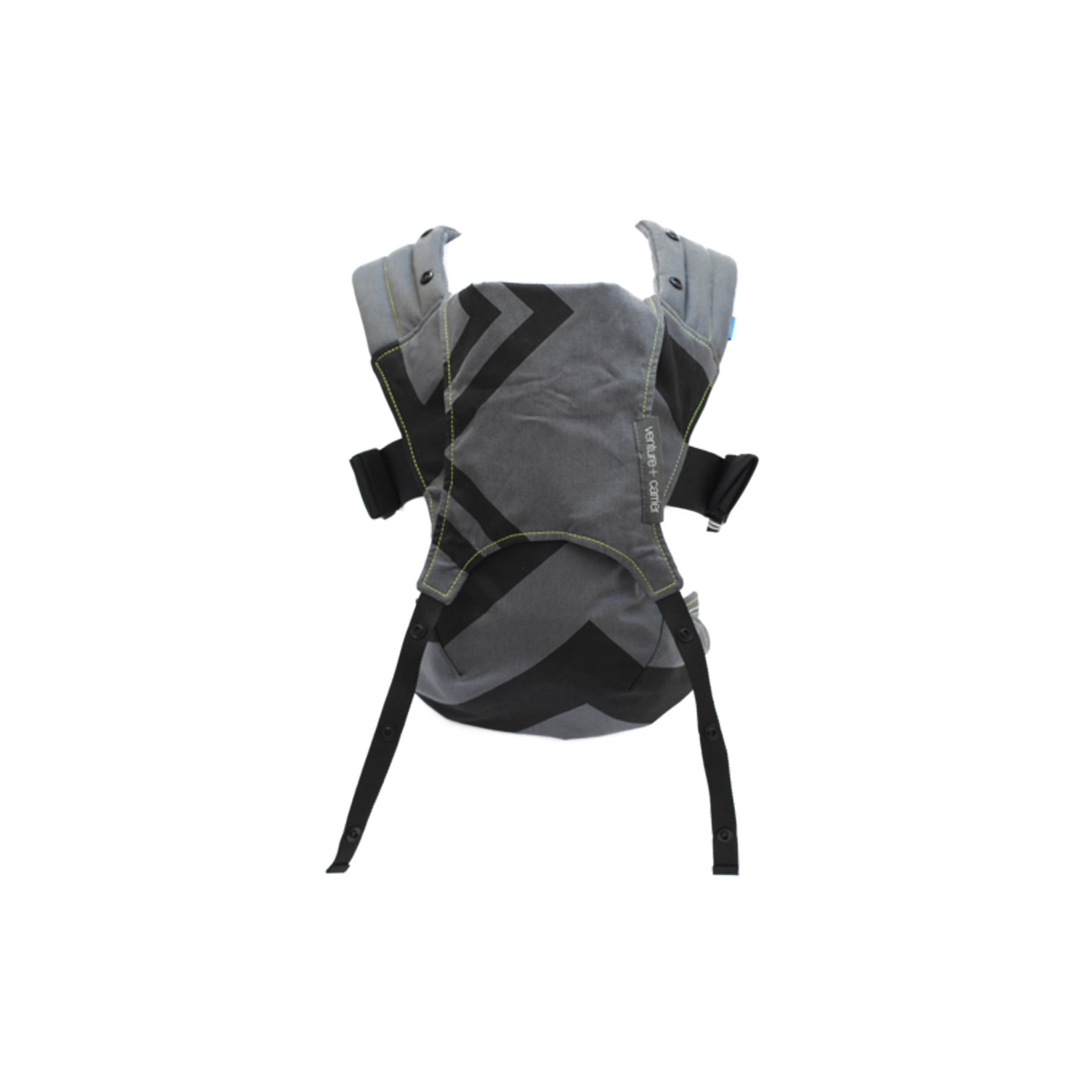 We Made Me Venture+ 2-in-1 Carrier - Charcoal Grey Black Zigzag