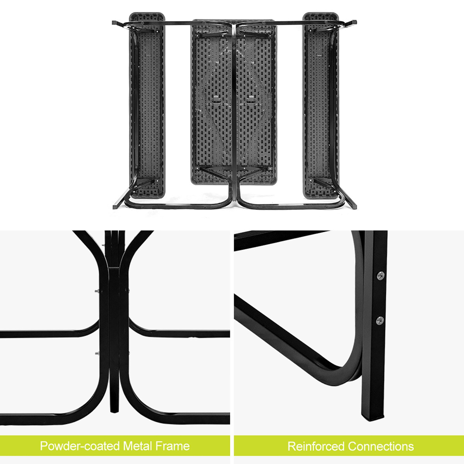Costway Picnic Table Bench Set Outdoor Backyard Patio Garden Party Dining All Weather