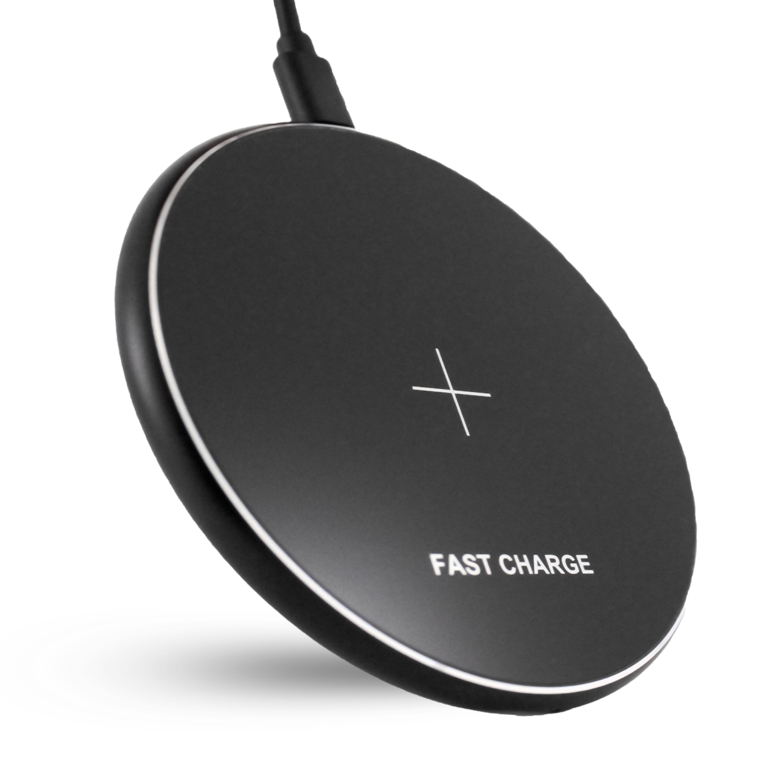 Etallic Swift Fast Wireless Charging Pad, Qi-Certified, 7.5W for APPLE iPhone, 10W for SAMSUNG (No Adapter)