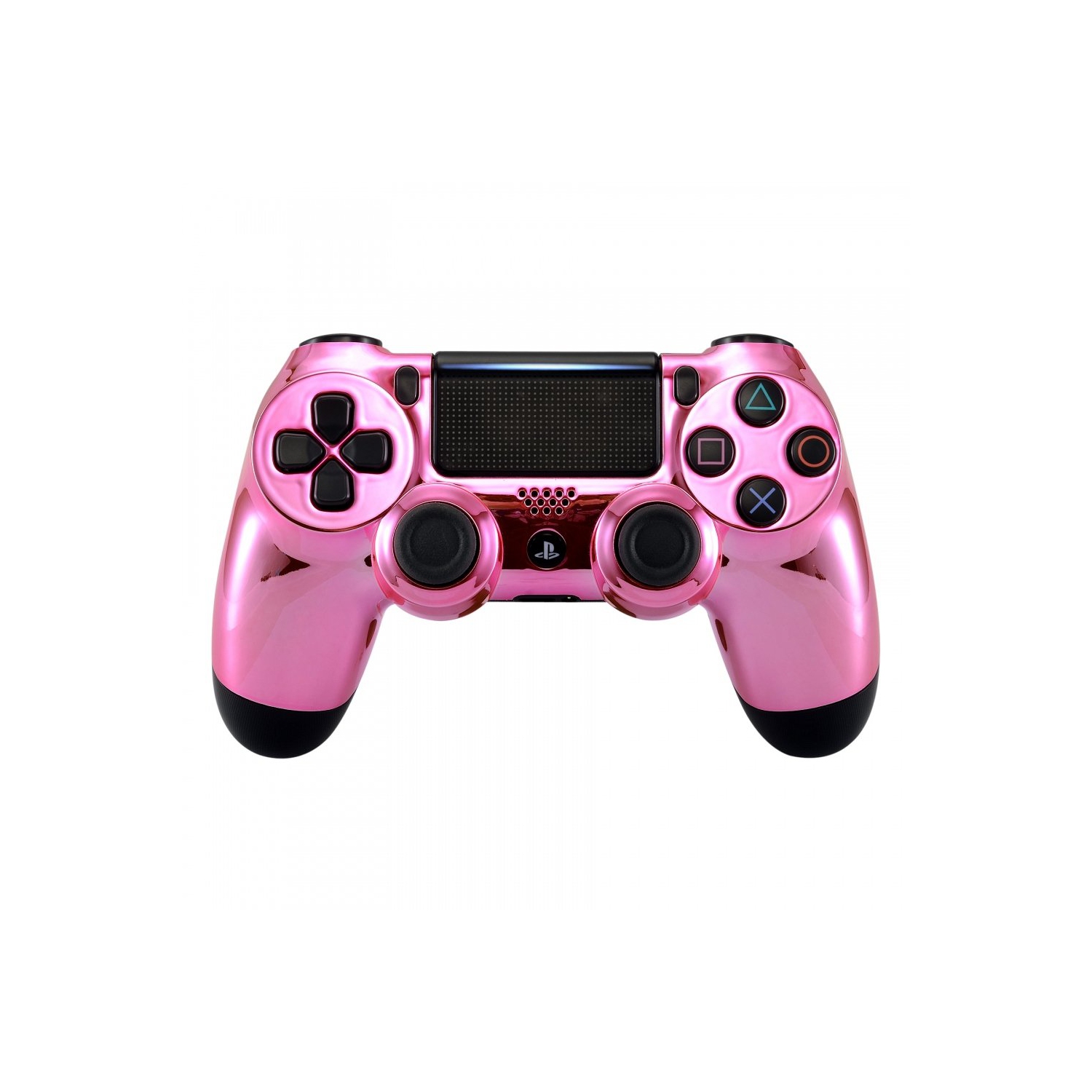 Chrome Pink Edition Front Housing Shell Faceplate for Playstation 4 PS4 Slim PS4 Pro Controller