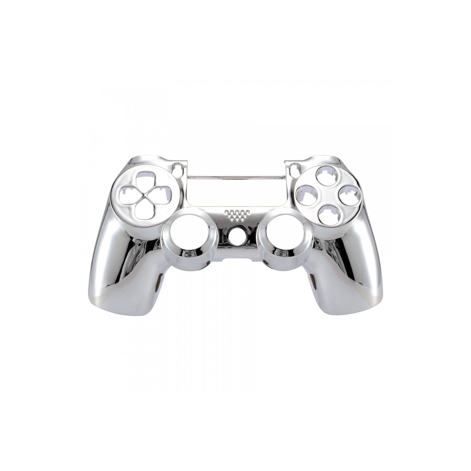 Chrome Silver Edition Front Housing Shell Faceplate for Playstation 4 PS4 Slim PS4 Pro Controller