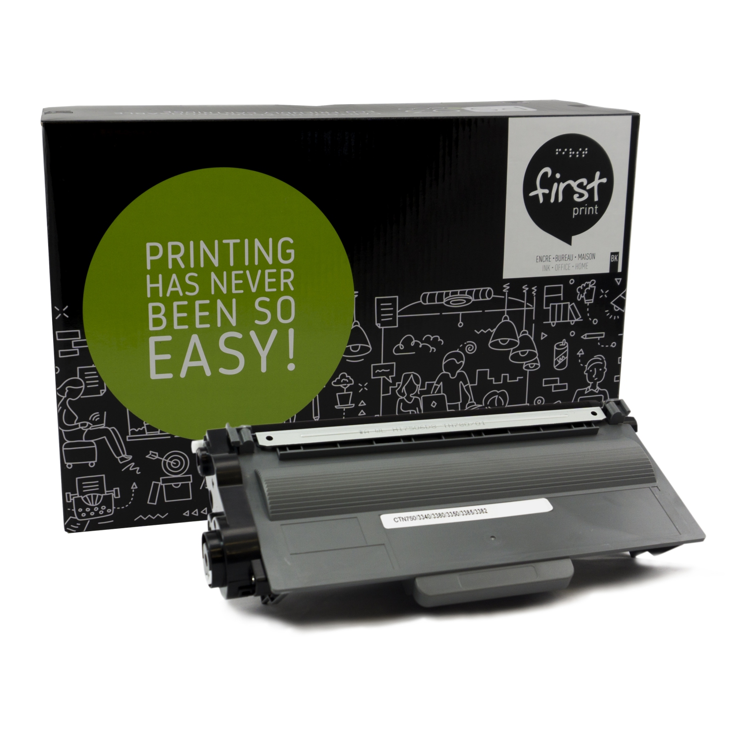 TN 750 de Brother - TN-750 - compatible - GARANTIE de 100 % - le fournisseur canadien n° 1 - expédition GRATUITE pour les commandes de plus de