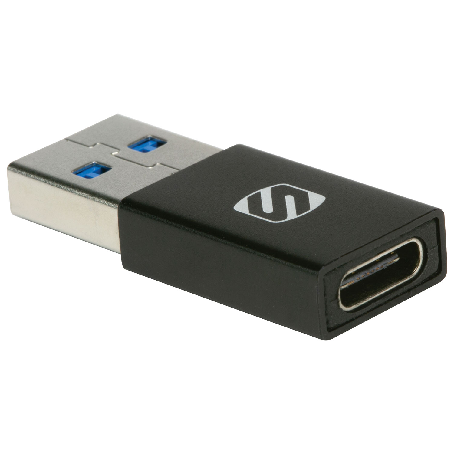 Scosche StrikeLine USB-C/USB 3.0 Adapter - 2 Pack - Black