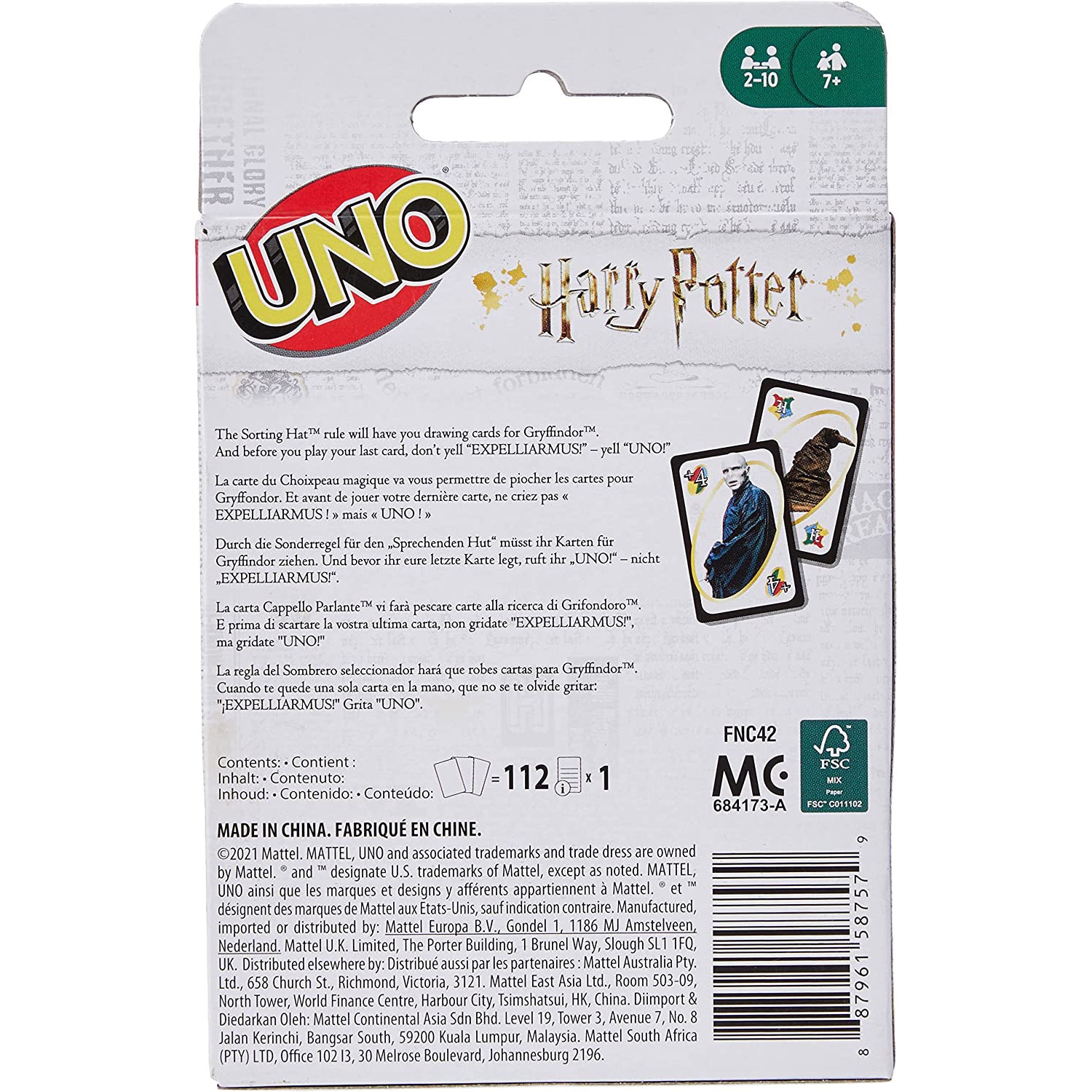 Harry Potter UNO Card Game