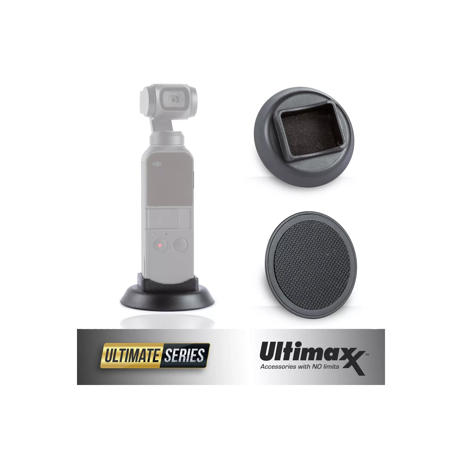 Base de support stabilisateur Osmo Pocket et Pocket 2 avec tapis antidérapant d'ULTIMAXX