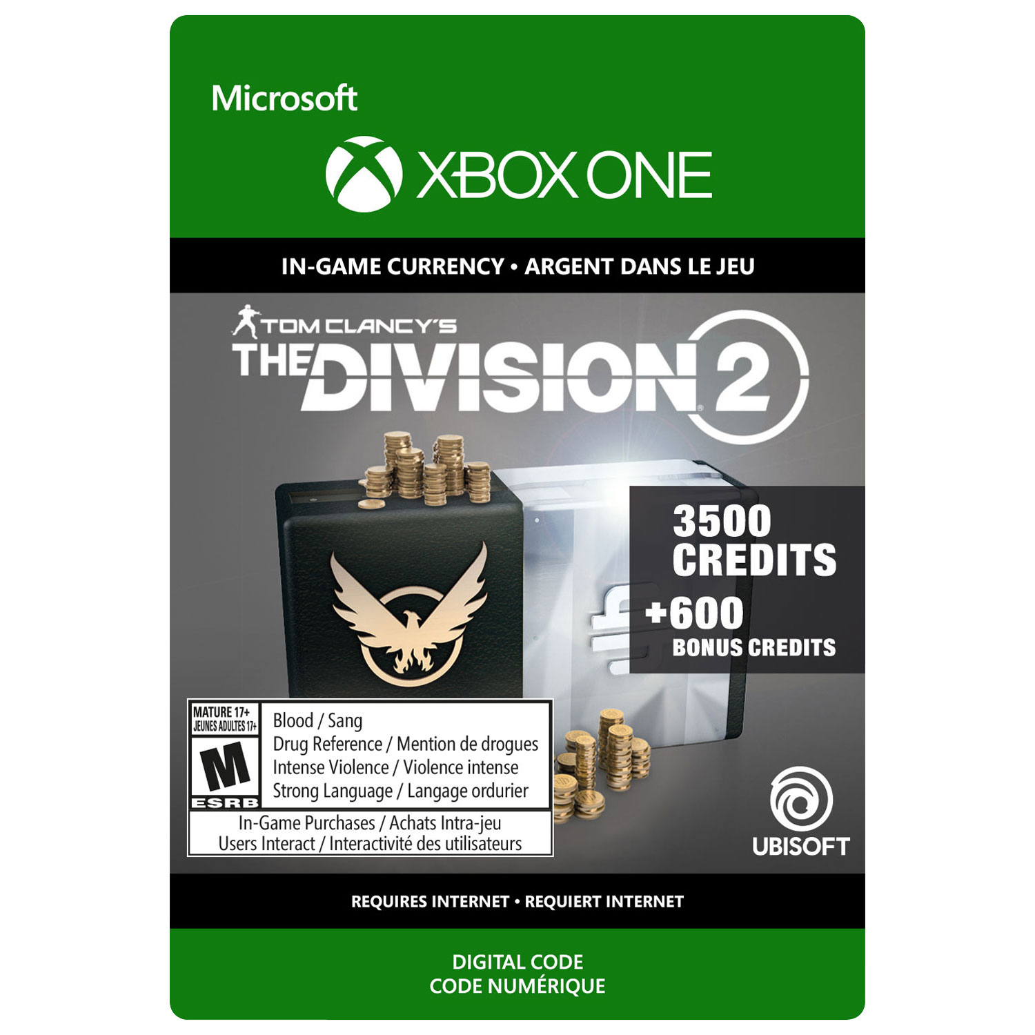 Tom Clancy's The Division 2: 4100 Premium Credits Pack (Xbox One) - Digital Download
