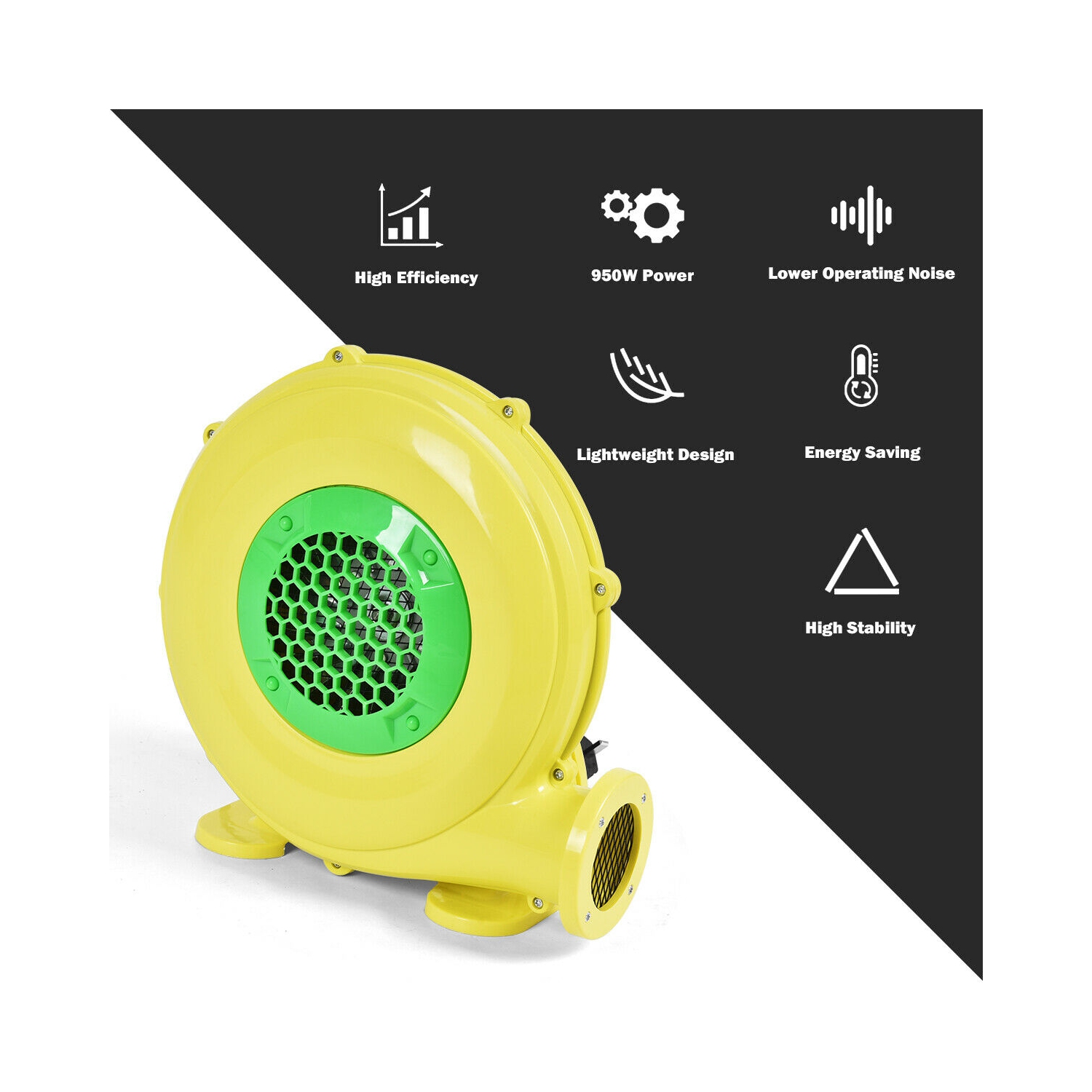 Gonfleur pour château gonflable Costway 480 Watts 0,64 CV