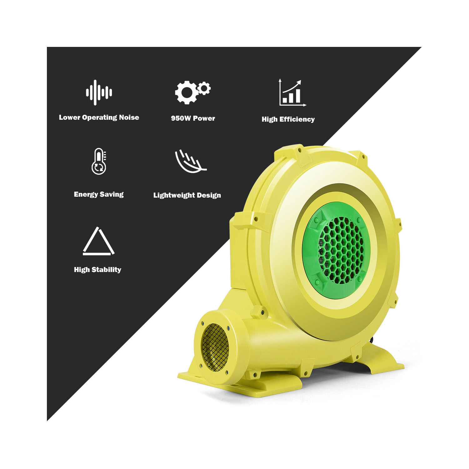 Gonfleur pour château gonflable Costway 735 Watts 1 CV