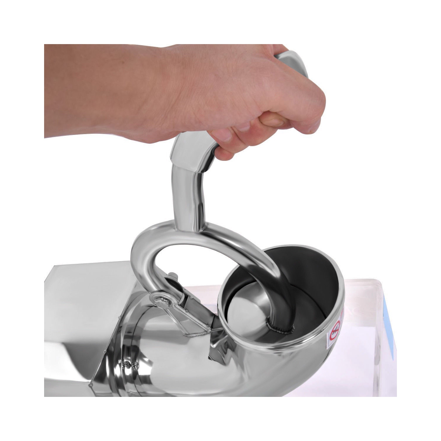 Costway Electric Snow Cone Machine Ice Shaver Maker Shaving Crusher Dual Blades