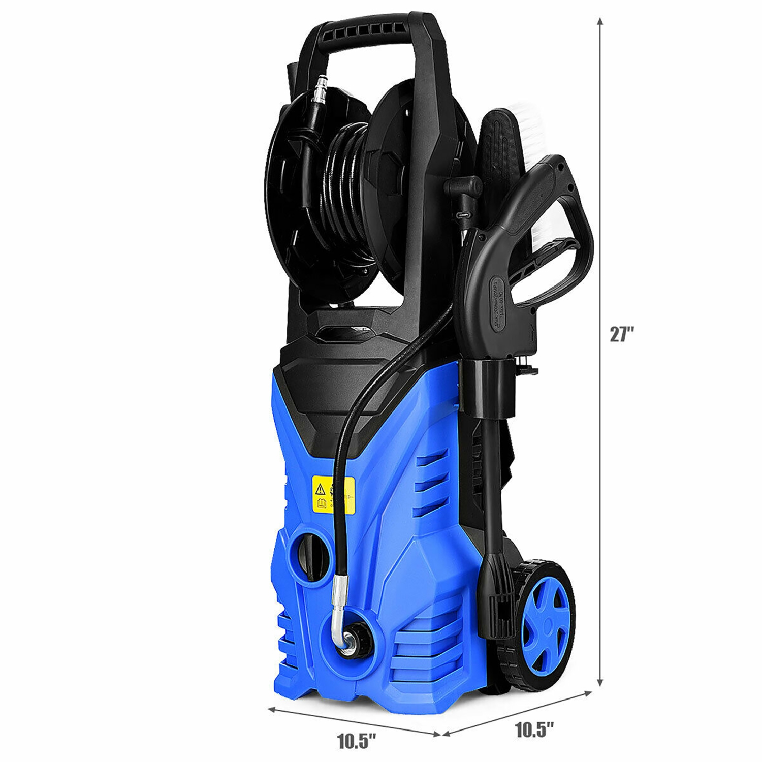 2030PSI Electric Pressure Washer Cleaner 1.7 GPM 1800W W/ Hose Reel