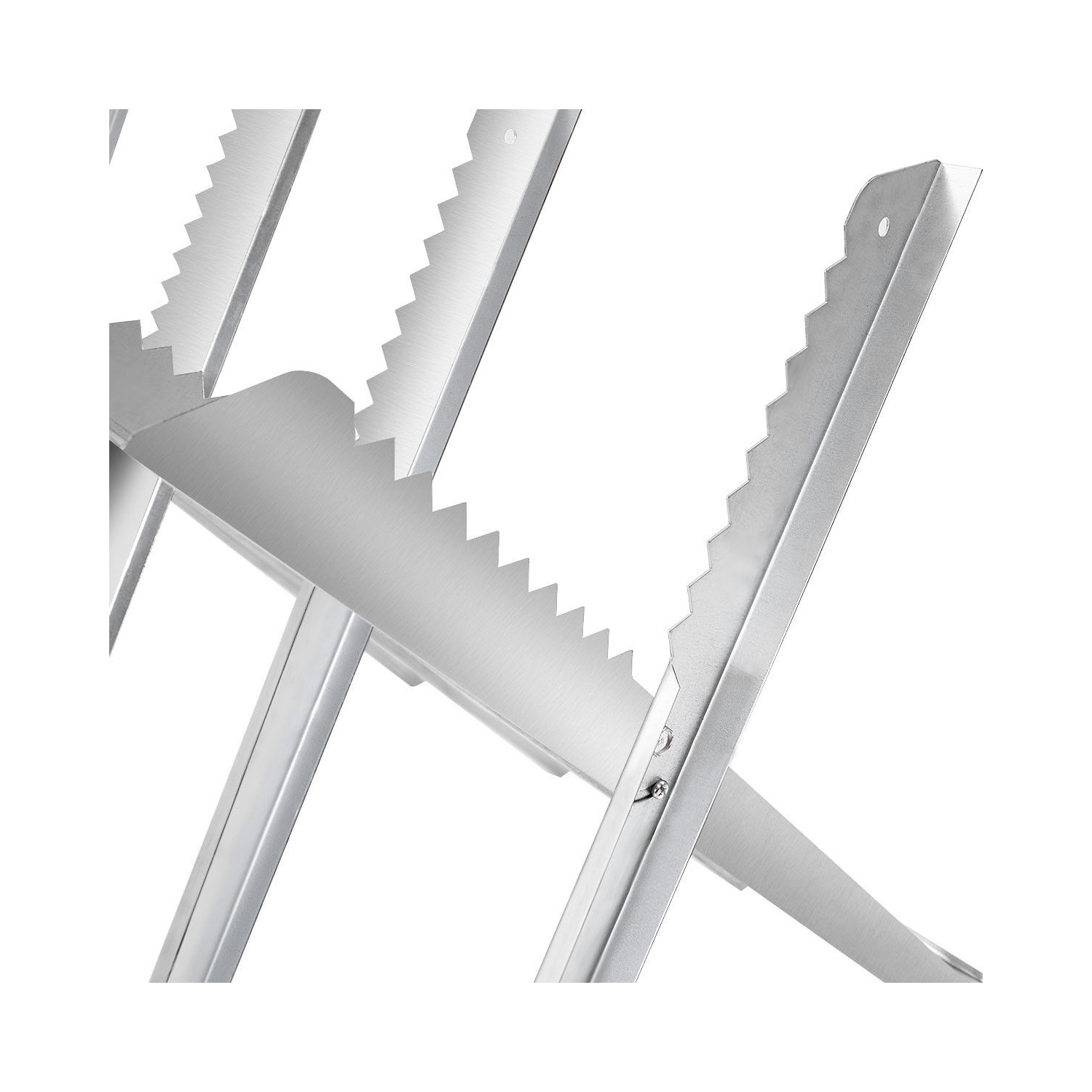 Chevalet de sciage robuste en acier robuste portable de 220 lb Goplus