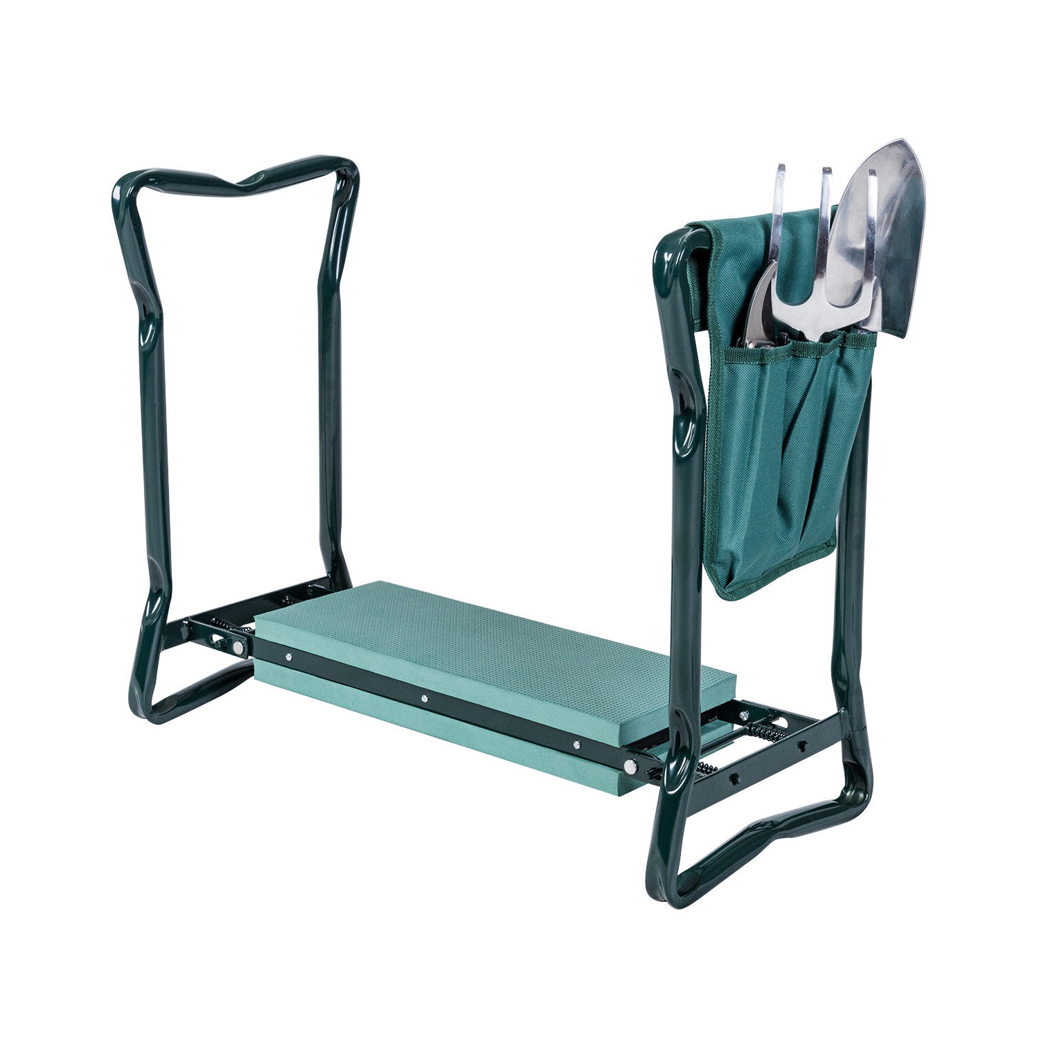 Support de genoux de jardinage robuste et pliable de Costway pour siège de jardin