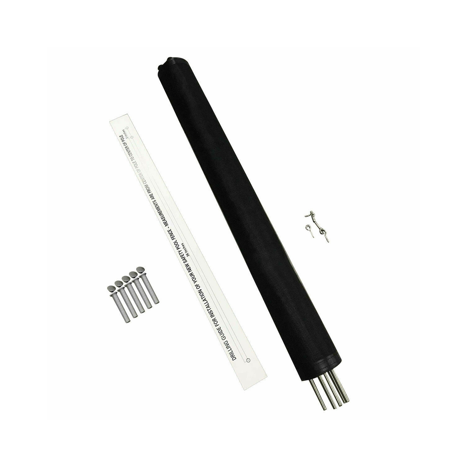 Couverture de sécurité pour la piscine creusée de Costway empêche la noyade accidentelle de 4 pi x 12 pi