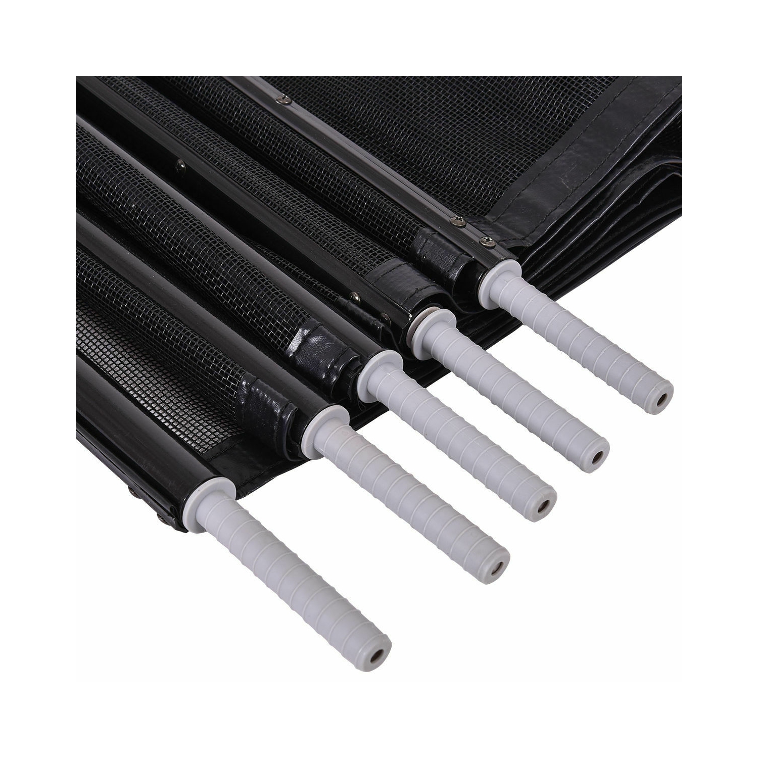 Couverture de sécurité pour la piscine creusée de Costway empêche la noyade accidentelle de 4 pi x 12 pi