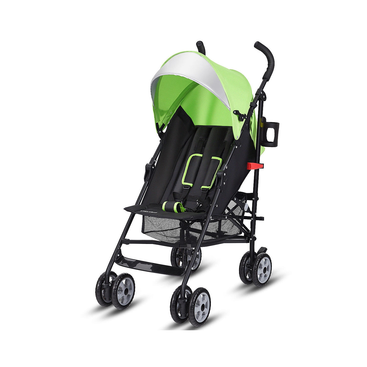 Costway Lightweight Baby Toddler Umbrella Travel Stroller w/ Storage Basket