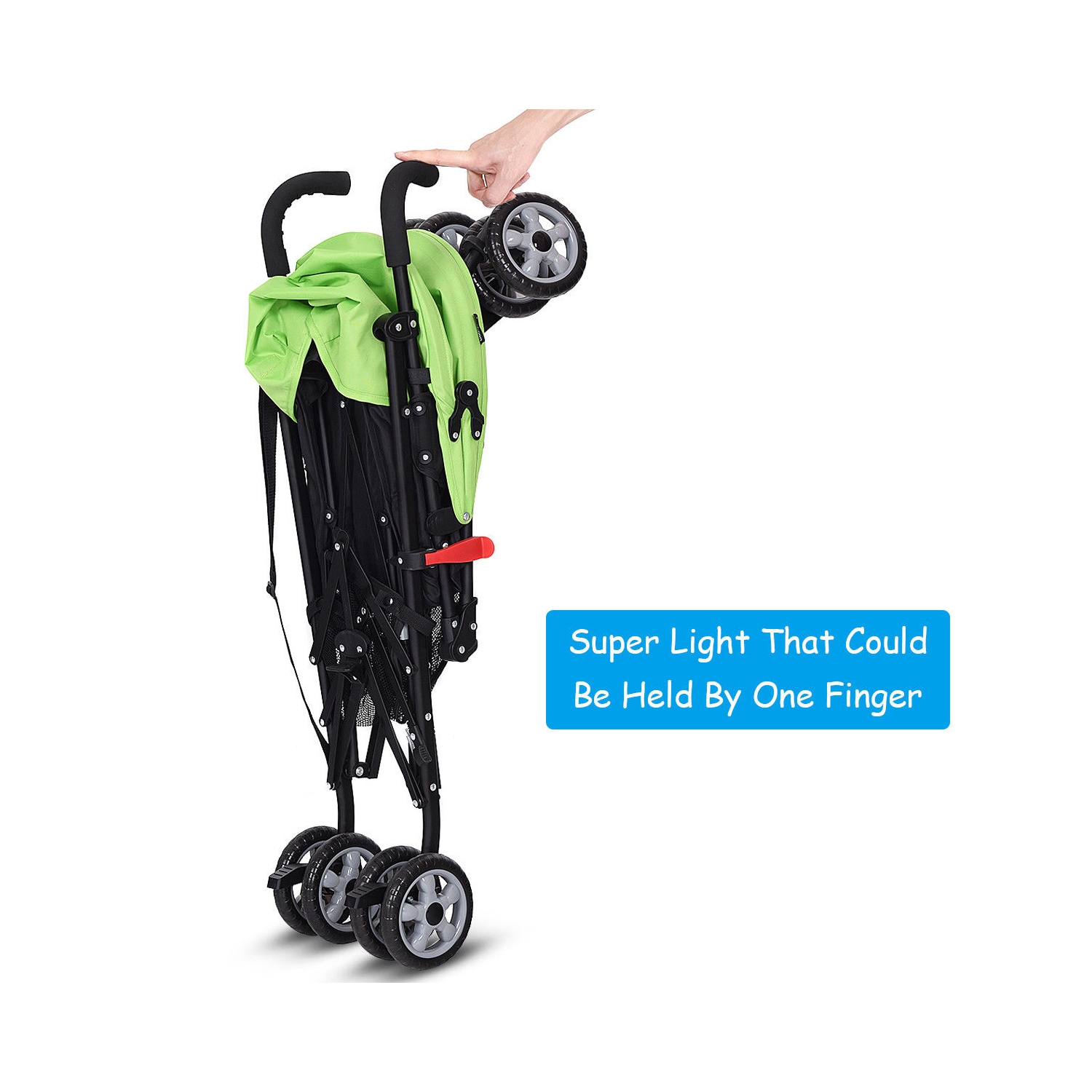 Costway Lightweight Baby Toddler Umbrella Travel Stroller w/ Storage Basket