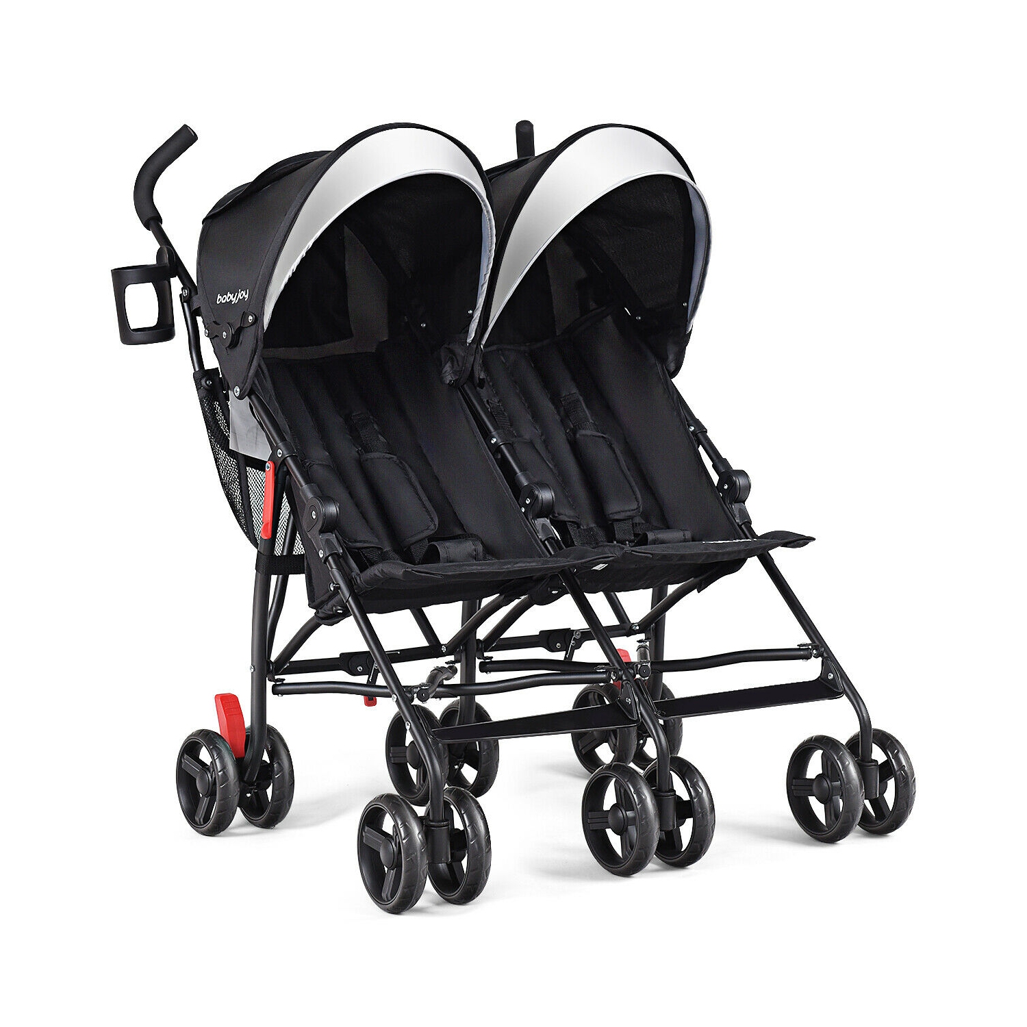 Foldable Twin Baby Double Stroller Kids Ultralight Umbrella Stroller Pushchair