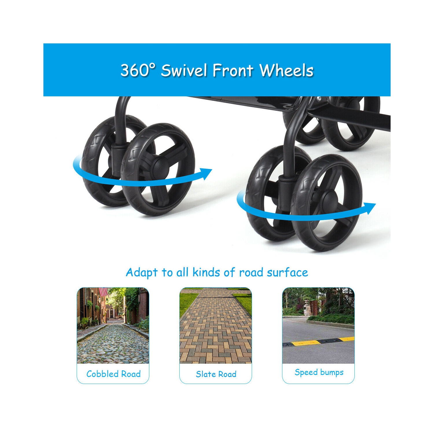 Foldable Twin Baby Double Stroller Kids Ultralight Umbrella Stroller Pushchair