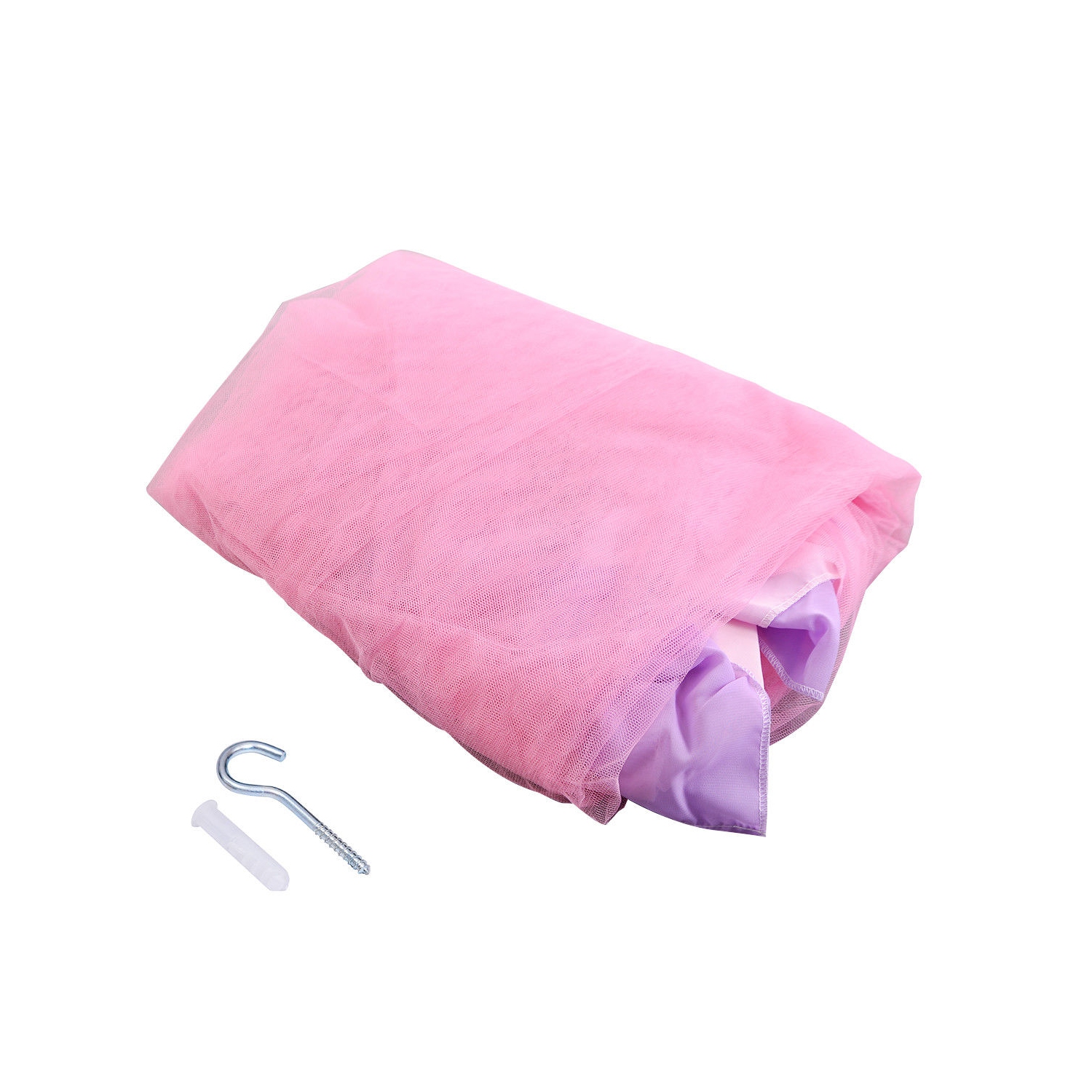 Elegant Lace Bed Mosquito Netting Mesh Canopy Princess Round Dome Bedding Net