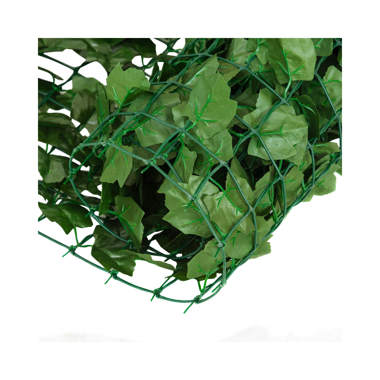 Écran de confidentialité artificiel en forme de feuille imitation lierre de 59 x 95 po de Costway pour clôture