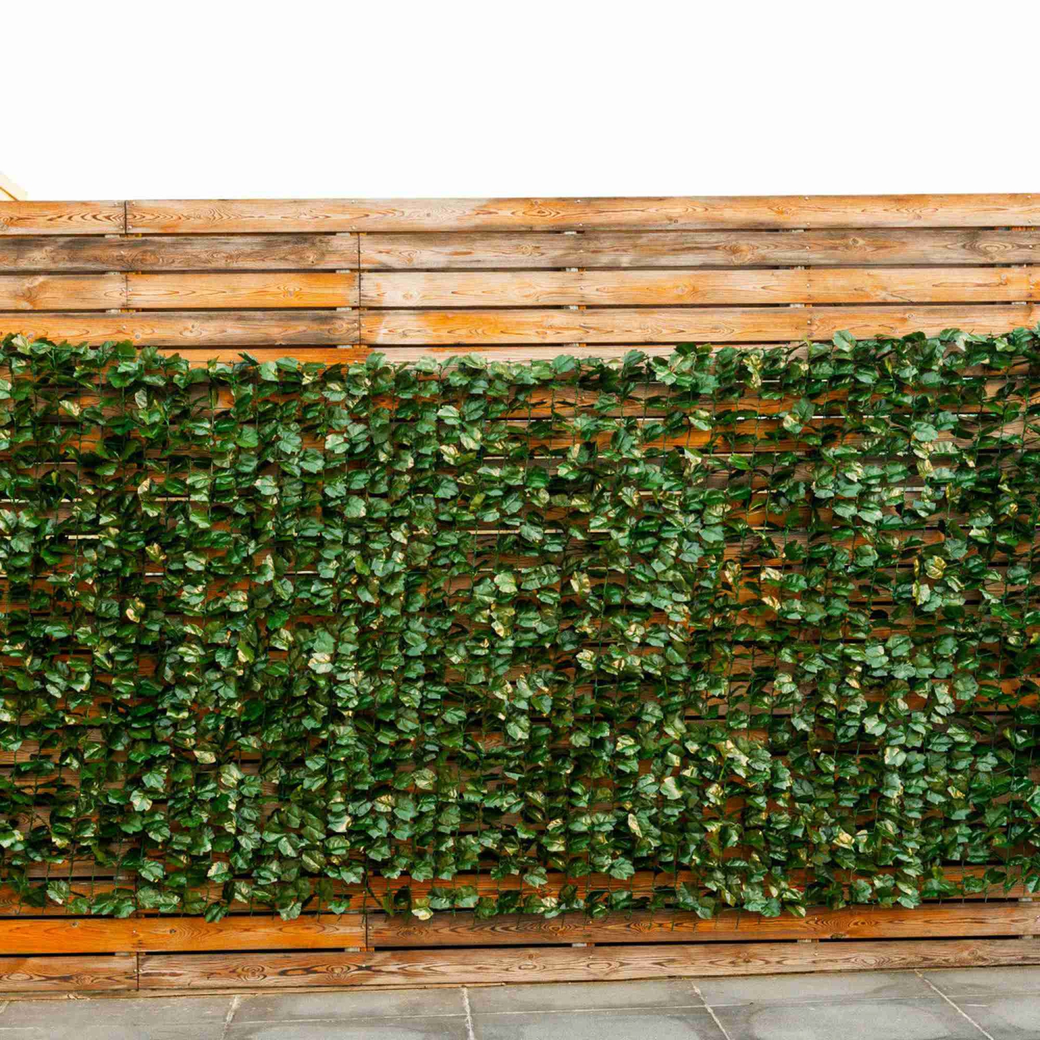 Costway 40''x95'' Faux Ivy Leaf Decorative Privacy Fence Screen Artificial Hedge Fencing